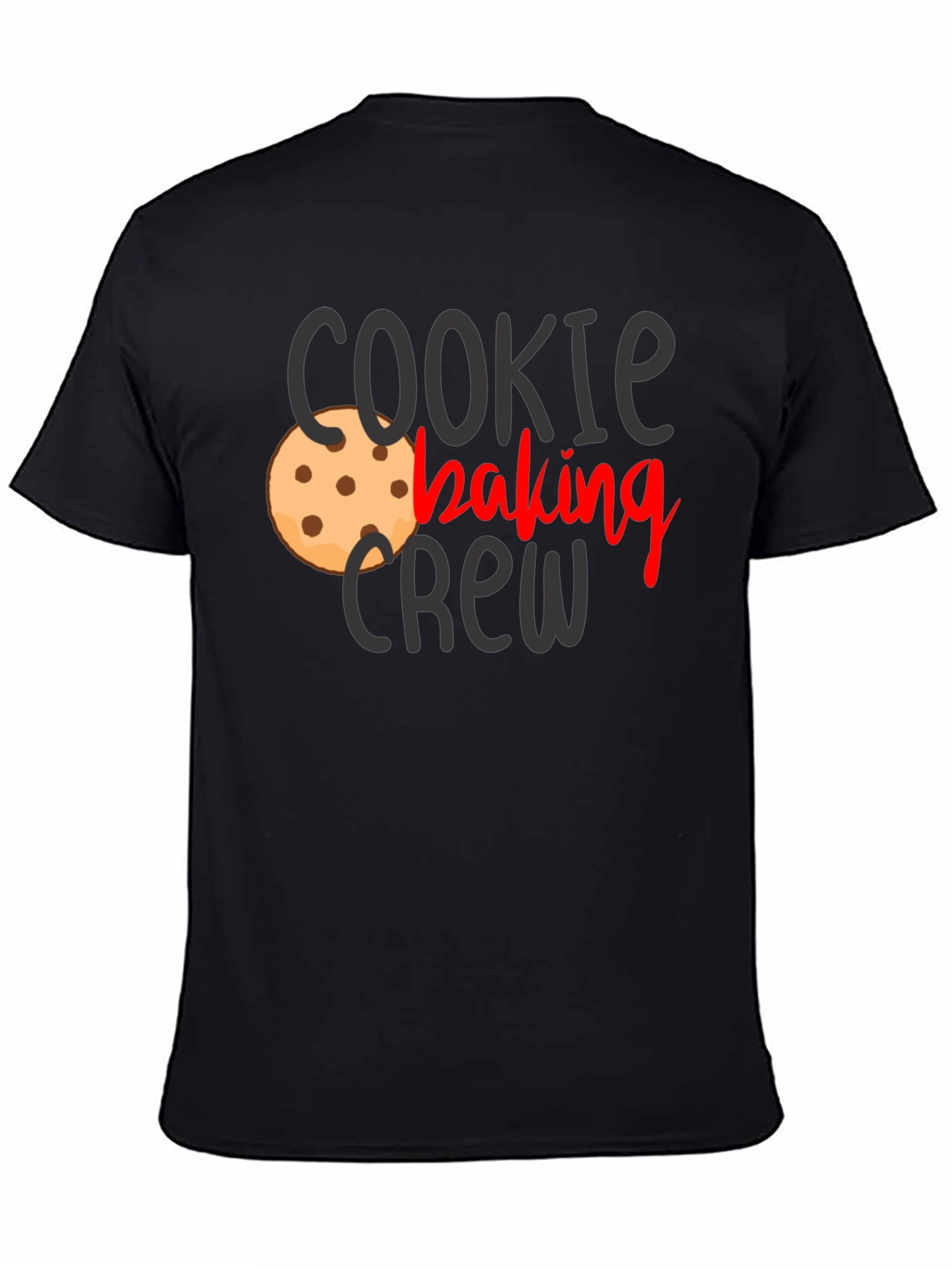 Cookie Baking Crew T-Shirt - Black