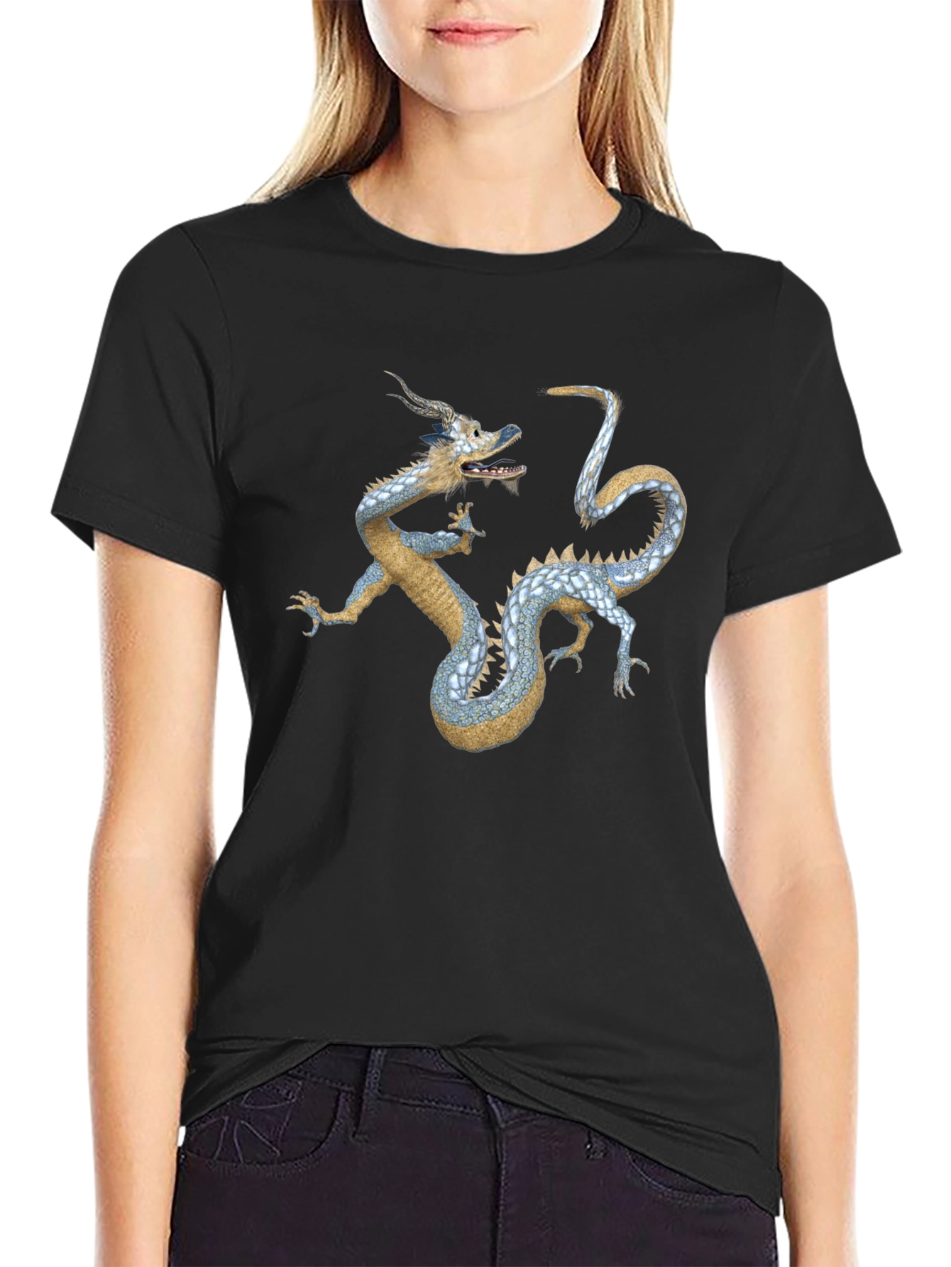 Dragon Graphic Tee - Unique Mythical Design