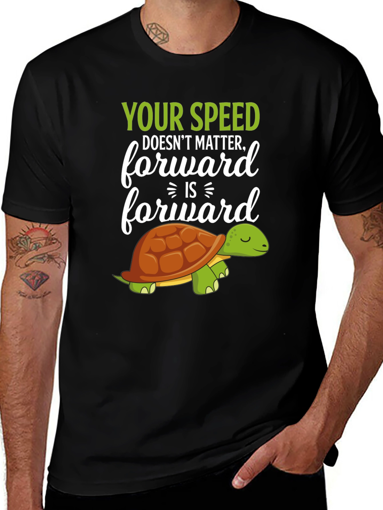 Your Speed Turtle Graphic T-Shirt