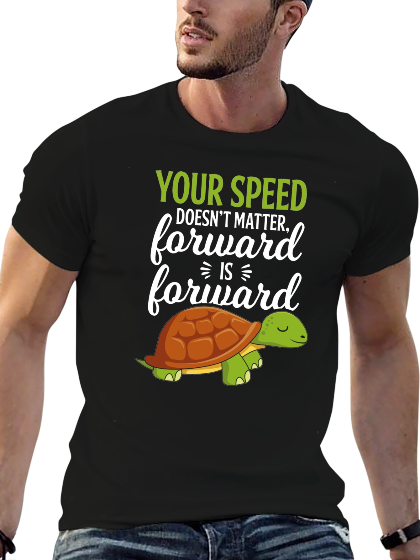 Your Speed Turtle Graphic T-Shirt