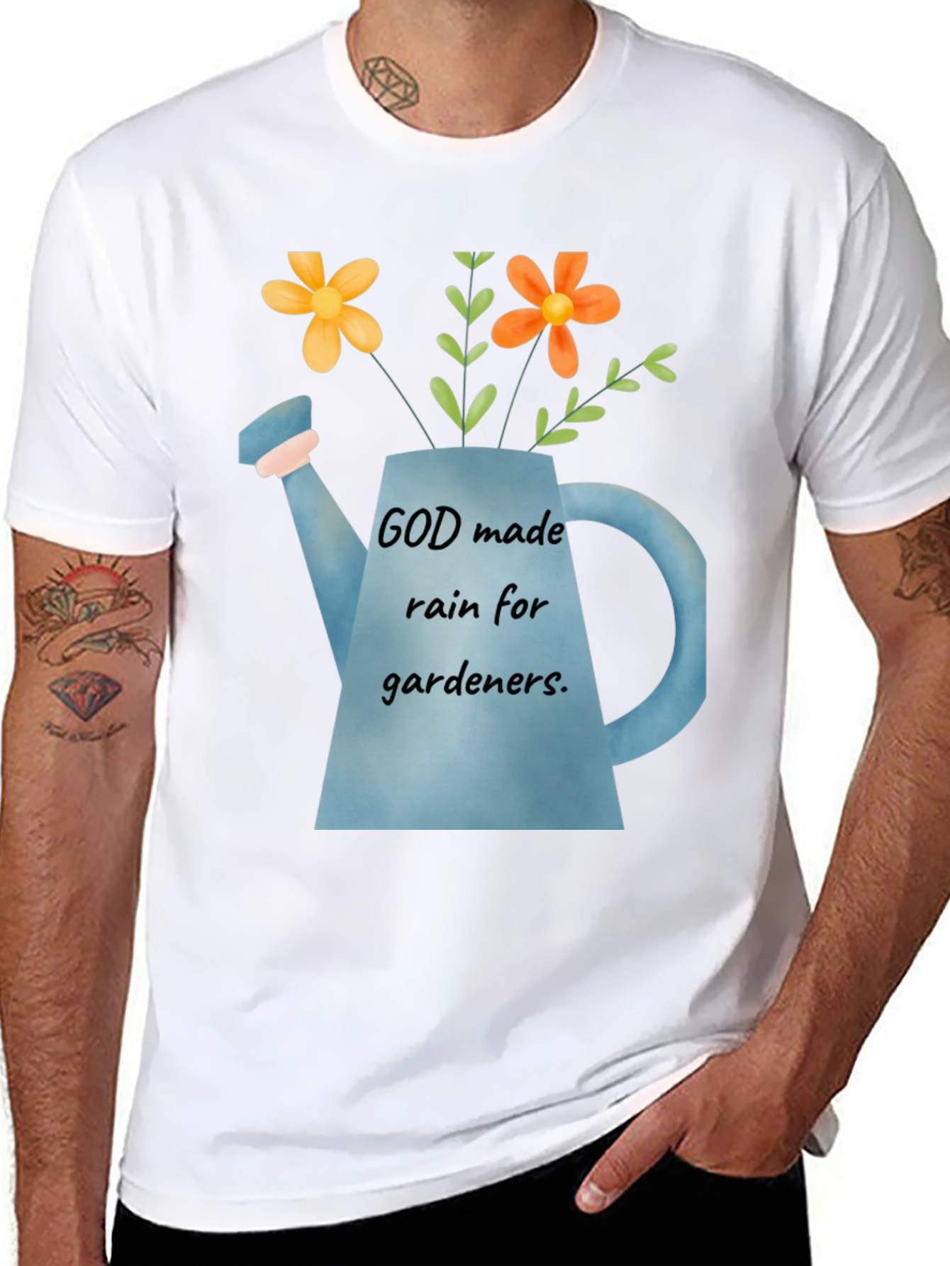 God Made Rain for Gardeners T-Shirt