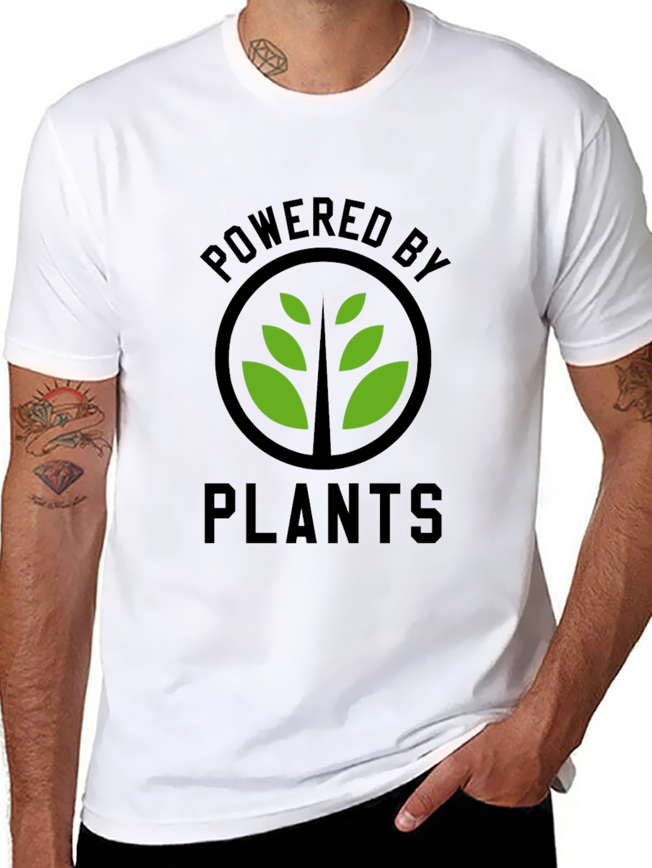Powered by Plants Graphic T-Shirt