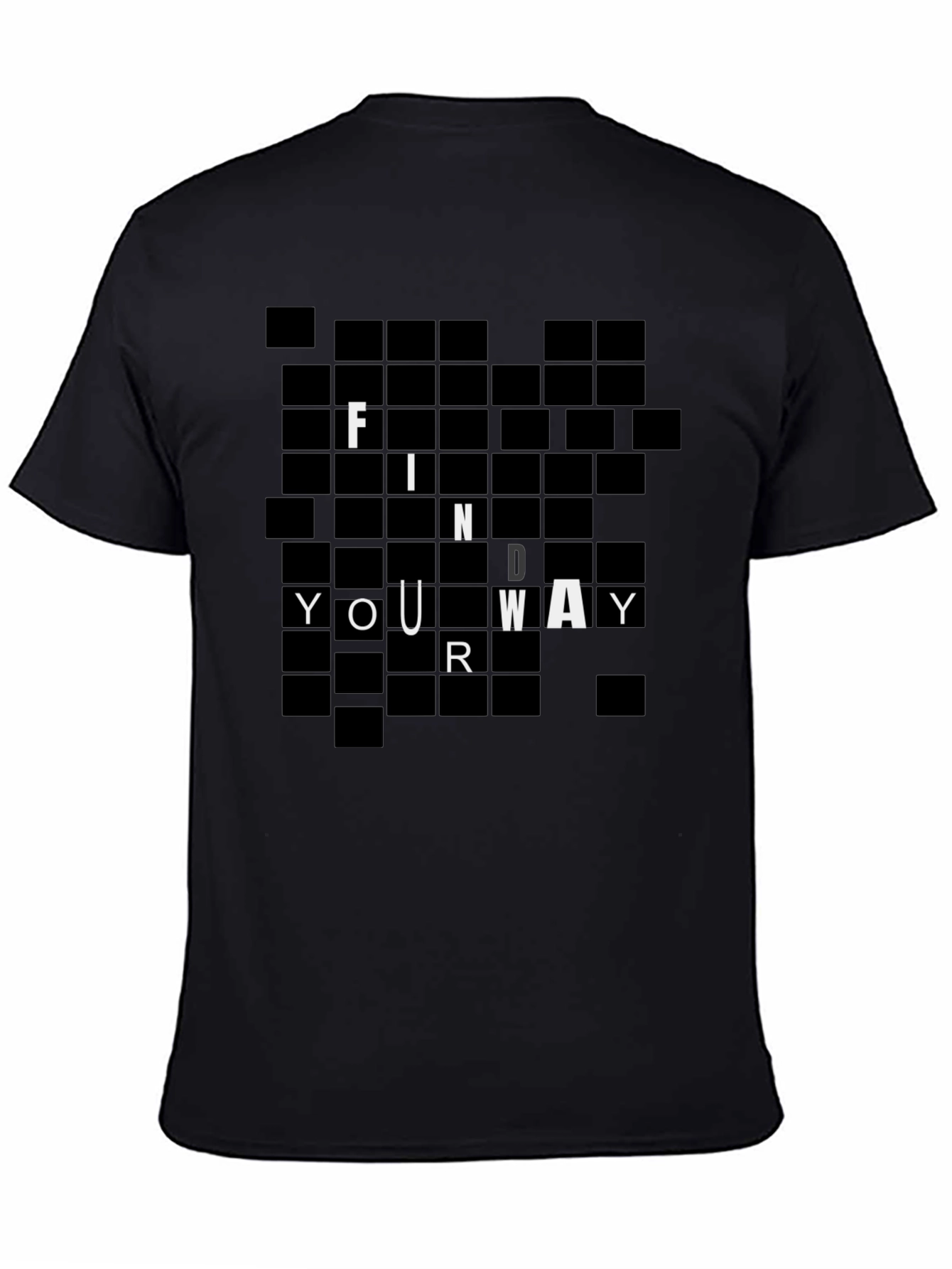 Find Your Way Black T-Shirt