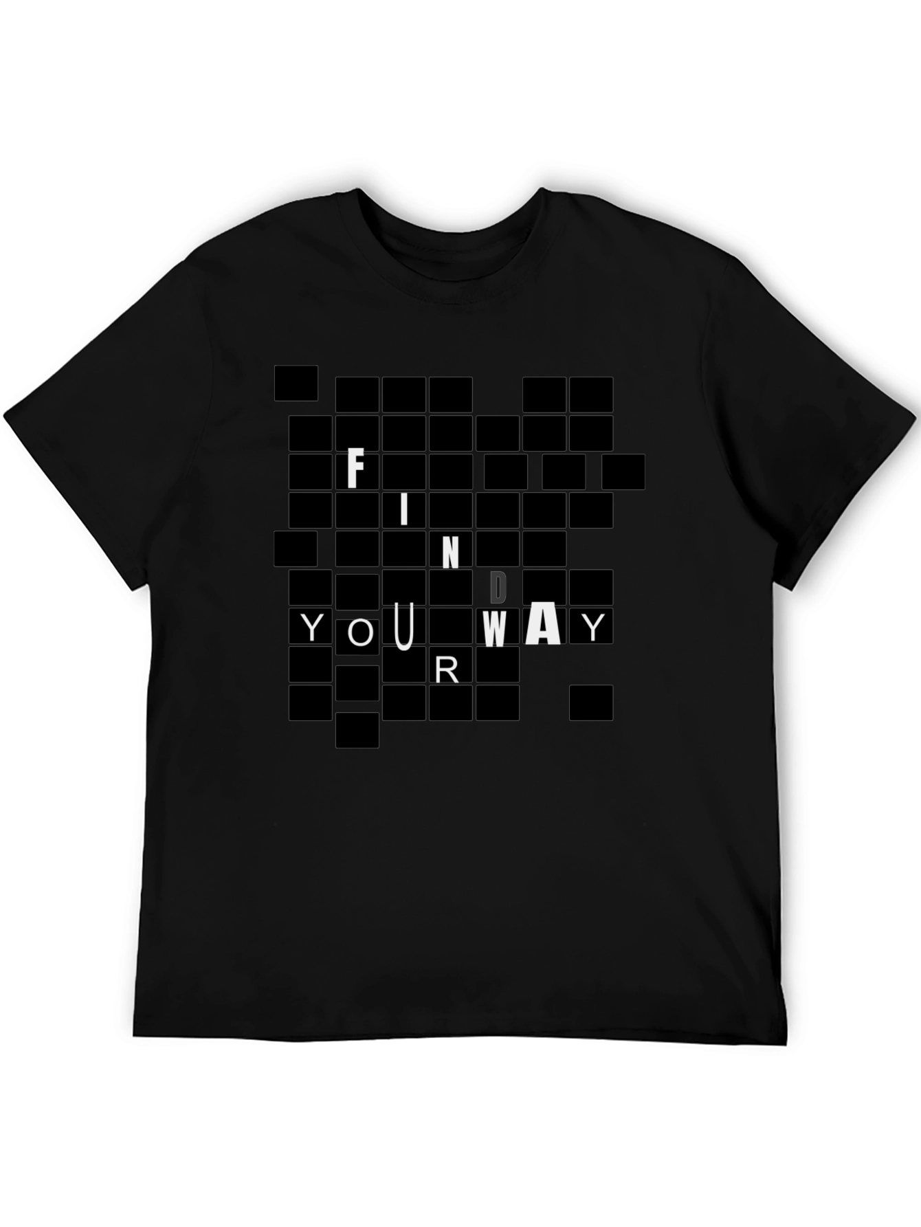 Find Your Way Black T-Shirt