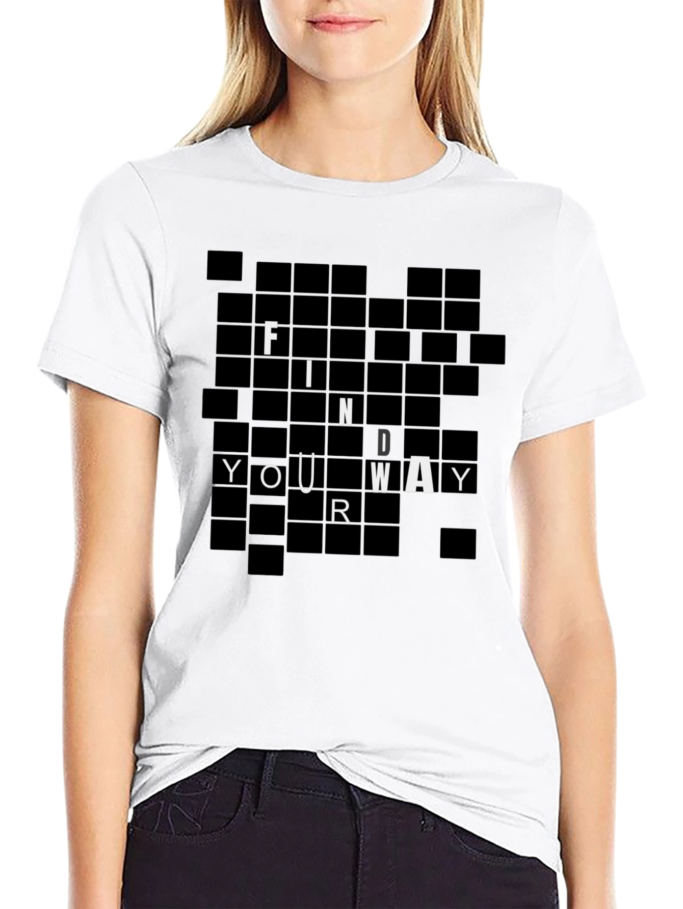 Find Your Way Black T-Shirt