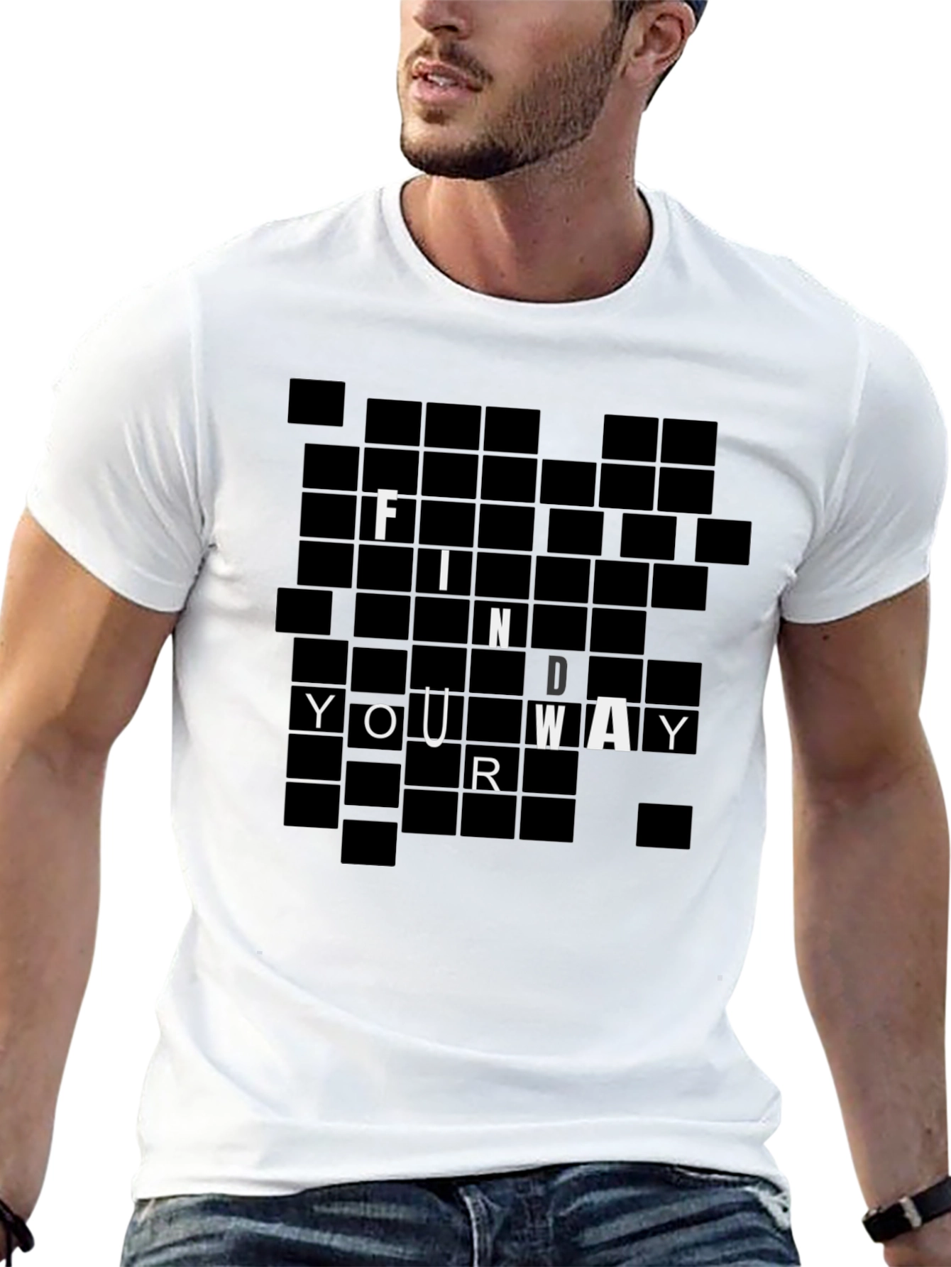 Find Your Way Black T-Shirt