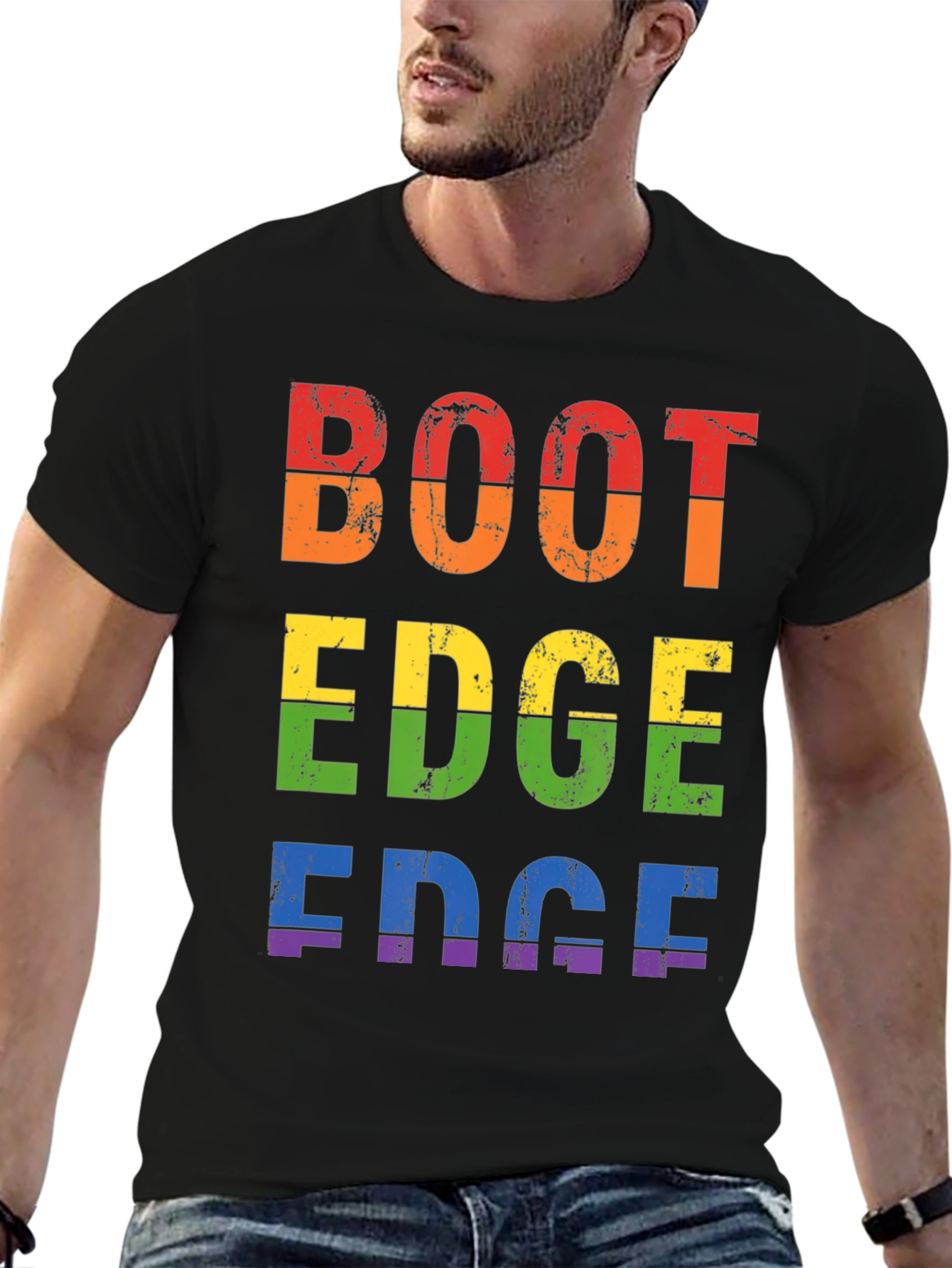BOOT EDGE EDGE LGBTQ+ Pride T-Shirt