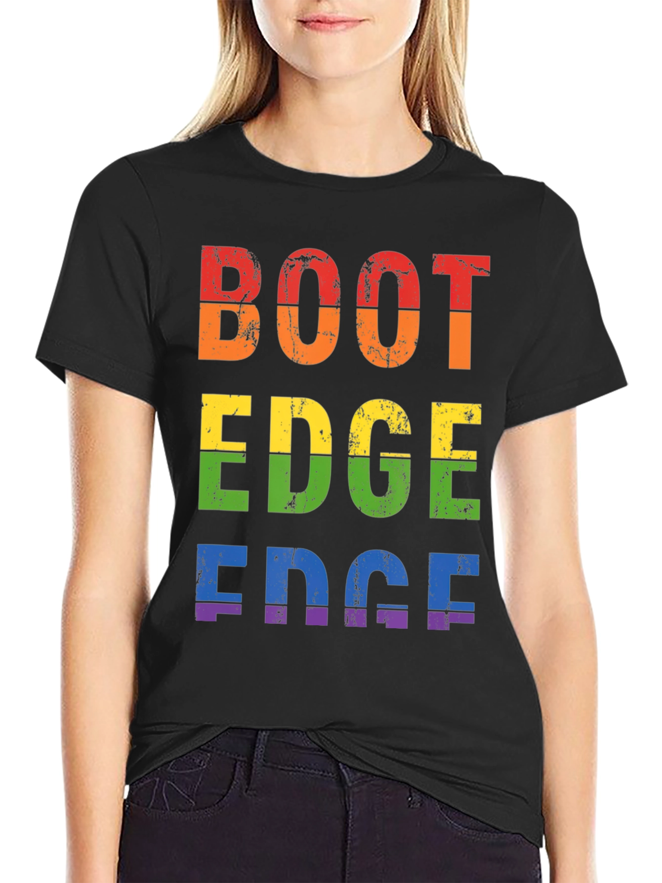 BOOT EDGE EDGE LGBTQ+ Pride T-Shirt