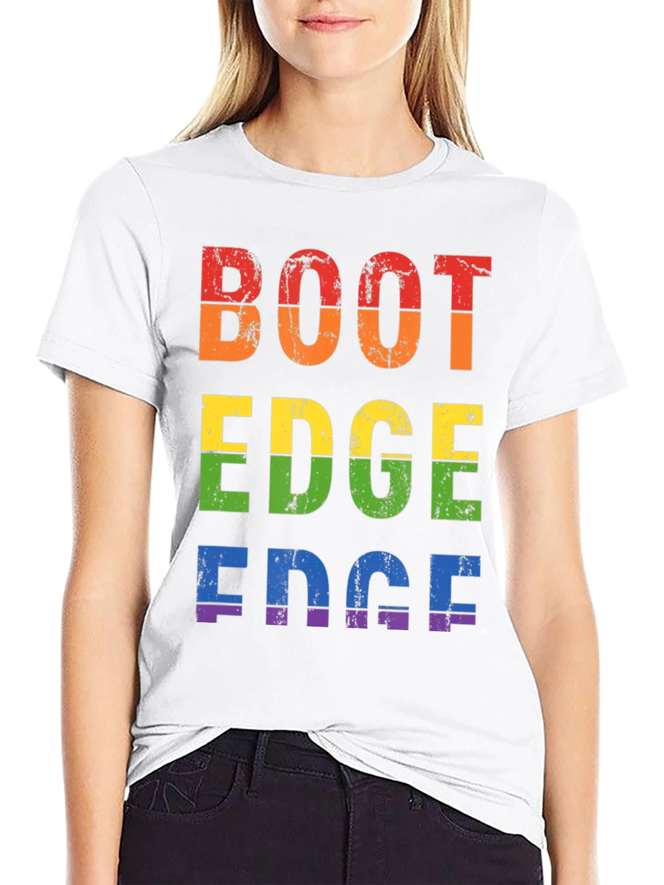BOOT EDGE EDGE LGBTQ+ Pride T-Shirt