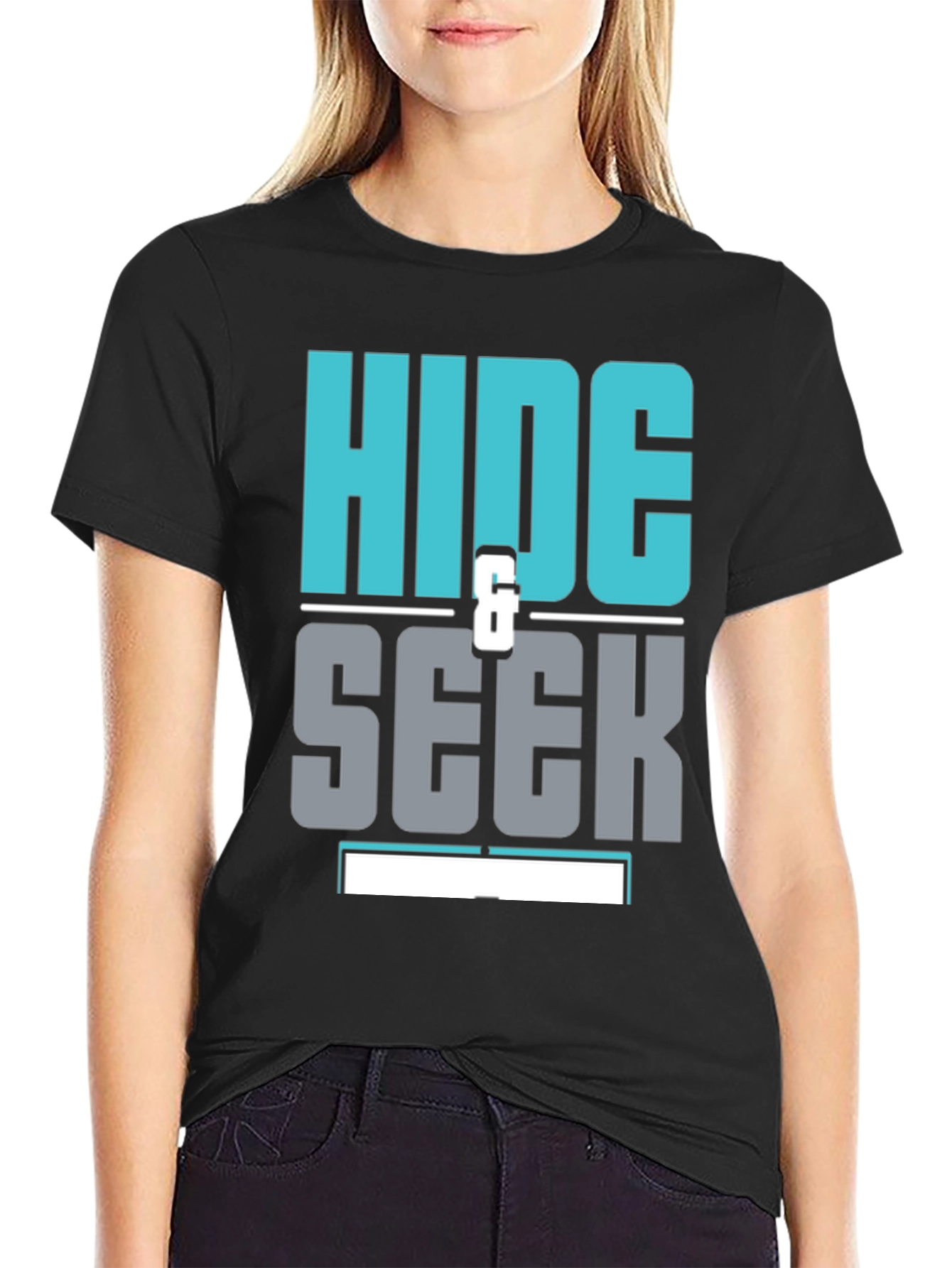 Hide & Seek Graphic Tee - Stylish Comfort