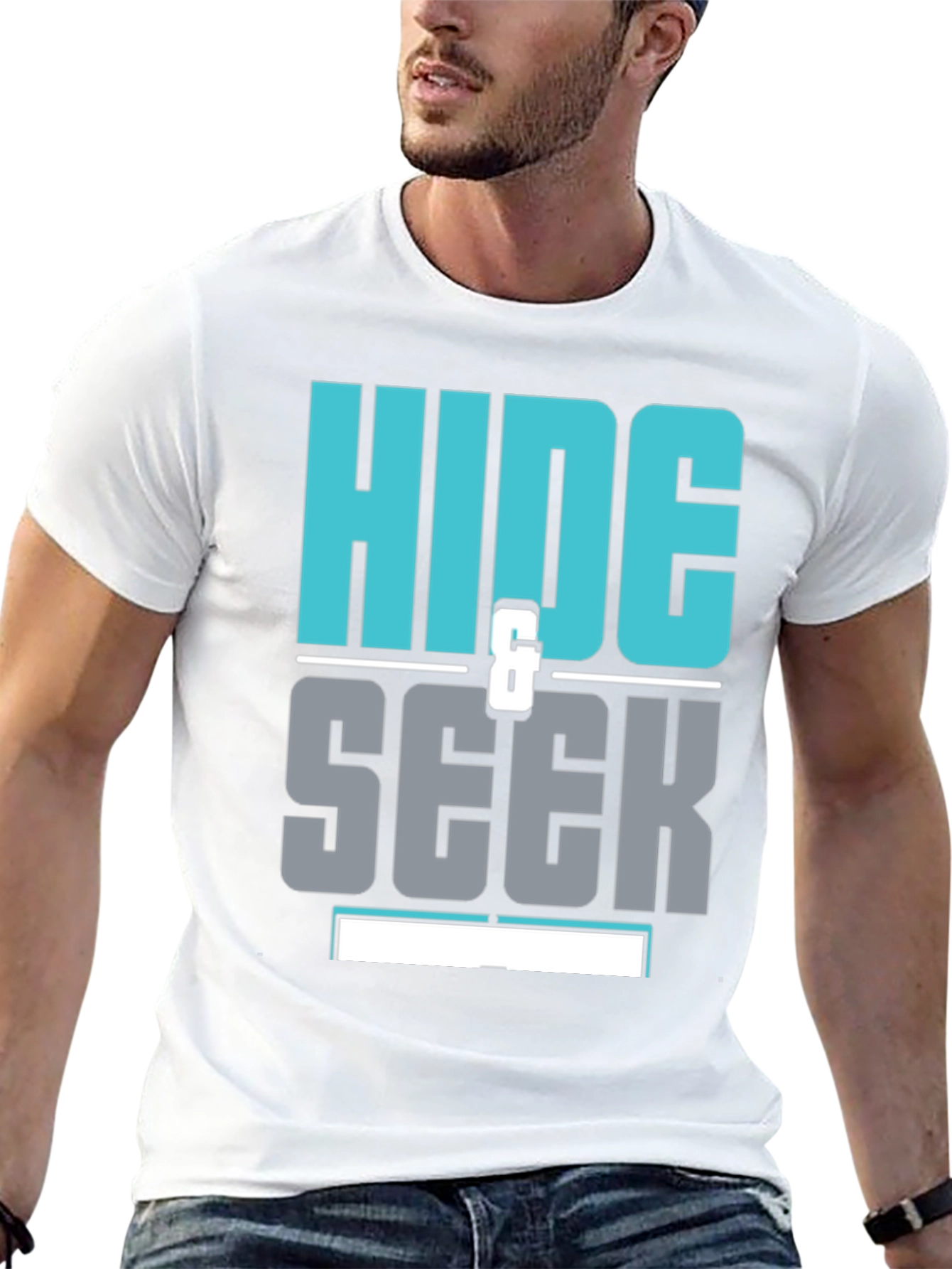 Hide & Seek Graphic Tee - Stylish Comfort