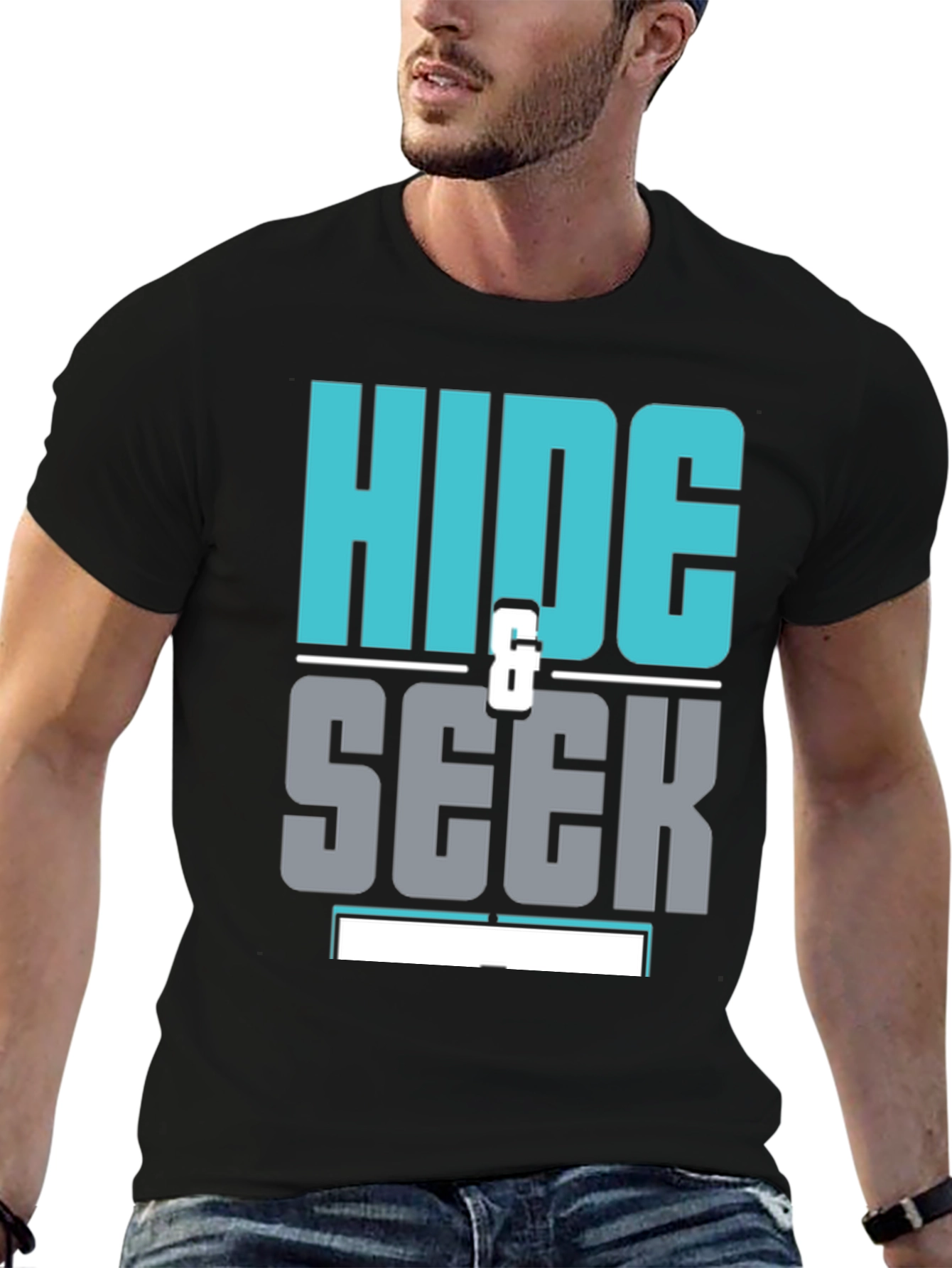 Hide & Seek Graphic Tee - Stylish Comfort