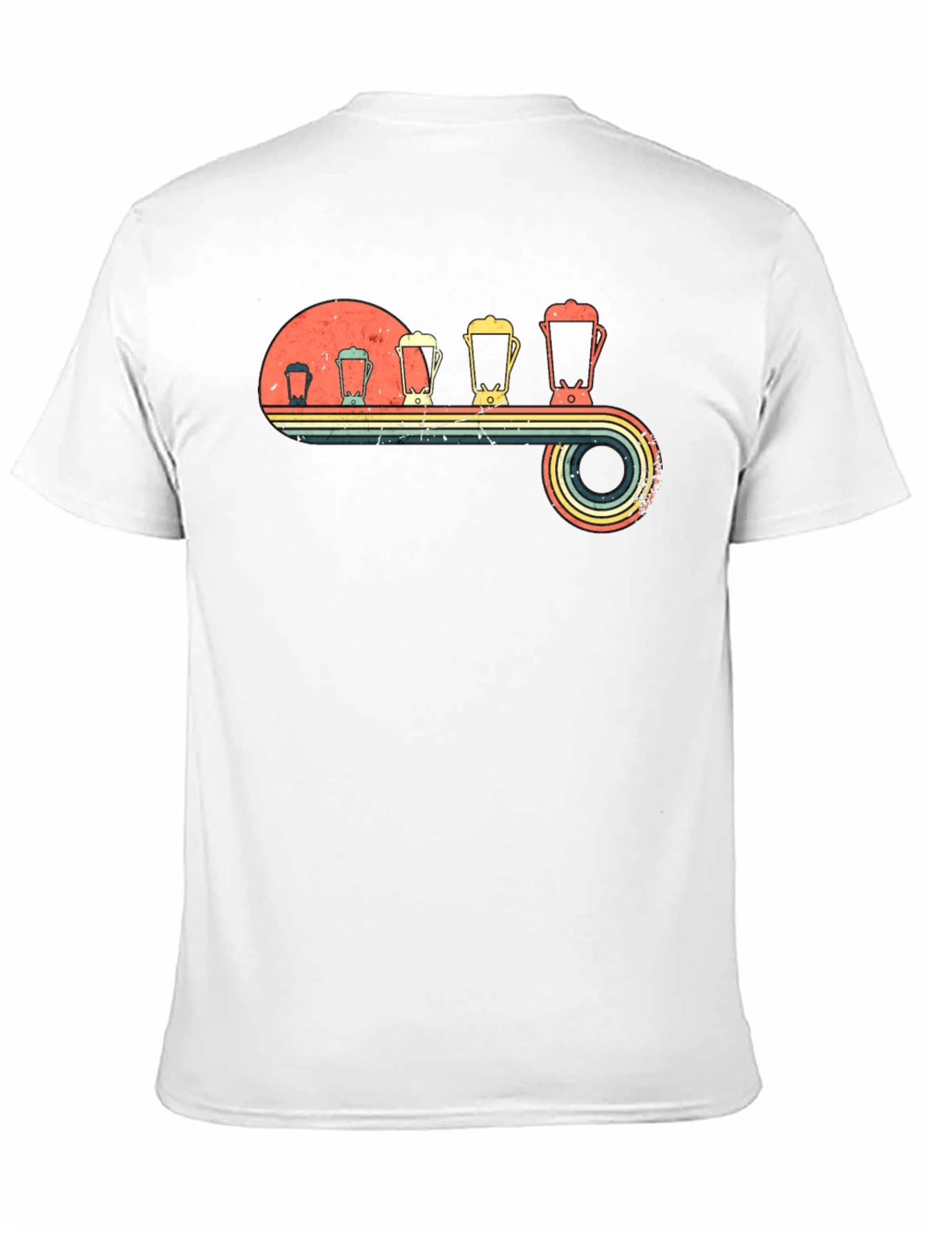 Retro Blender Evolution T-Shirt - Black