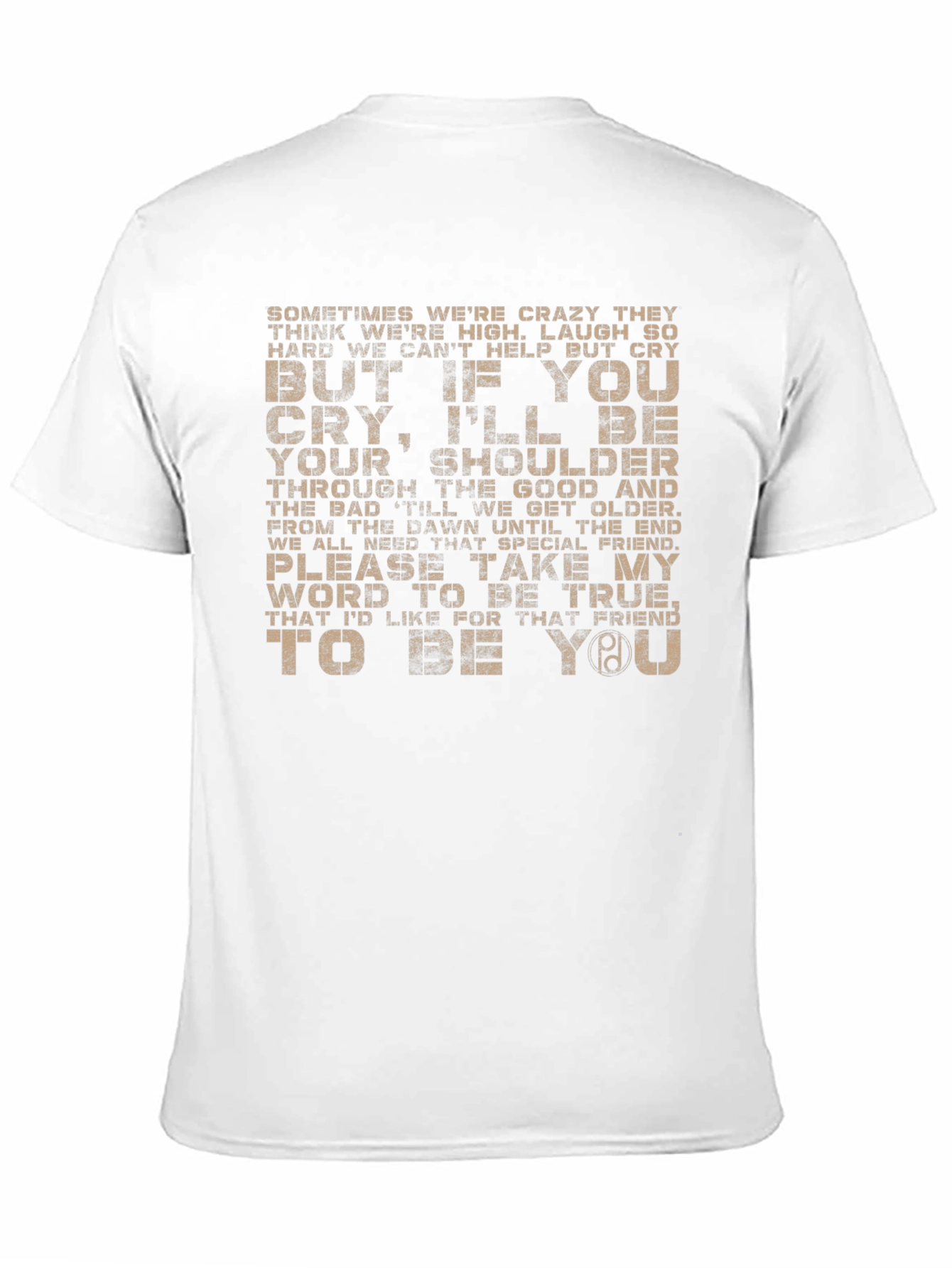 Emotional Support Black Graphic Tee
