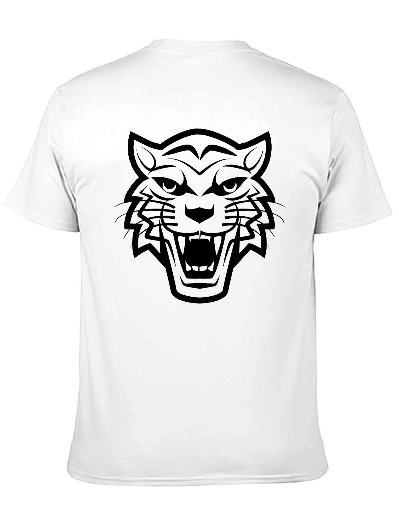 Bold Tiger Graphic Tee - Black