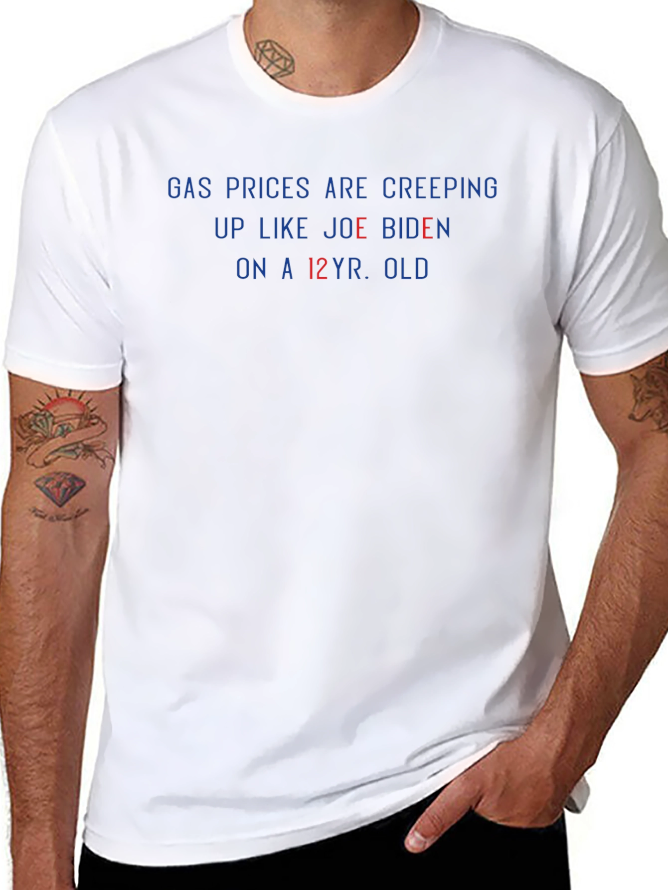 Political Humor T-Shirt: Gas Prices & Biden