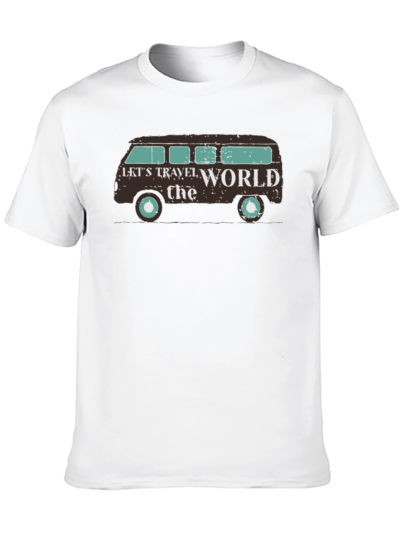 Lets Travel the World Graphic T-Shirt