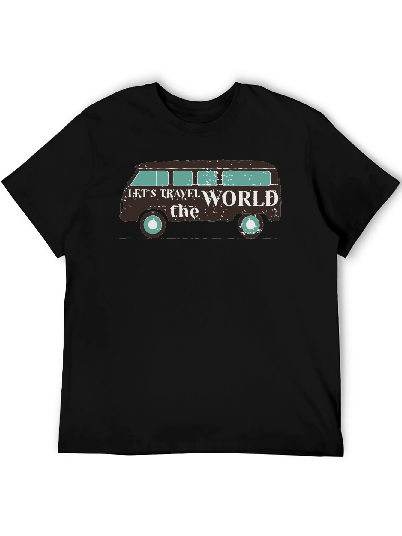 Lets Travel the World Graphic T-Shirt