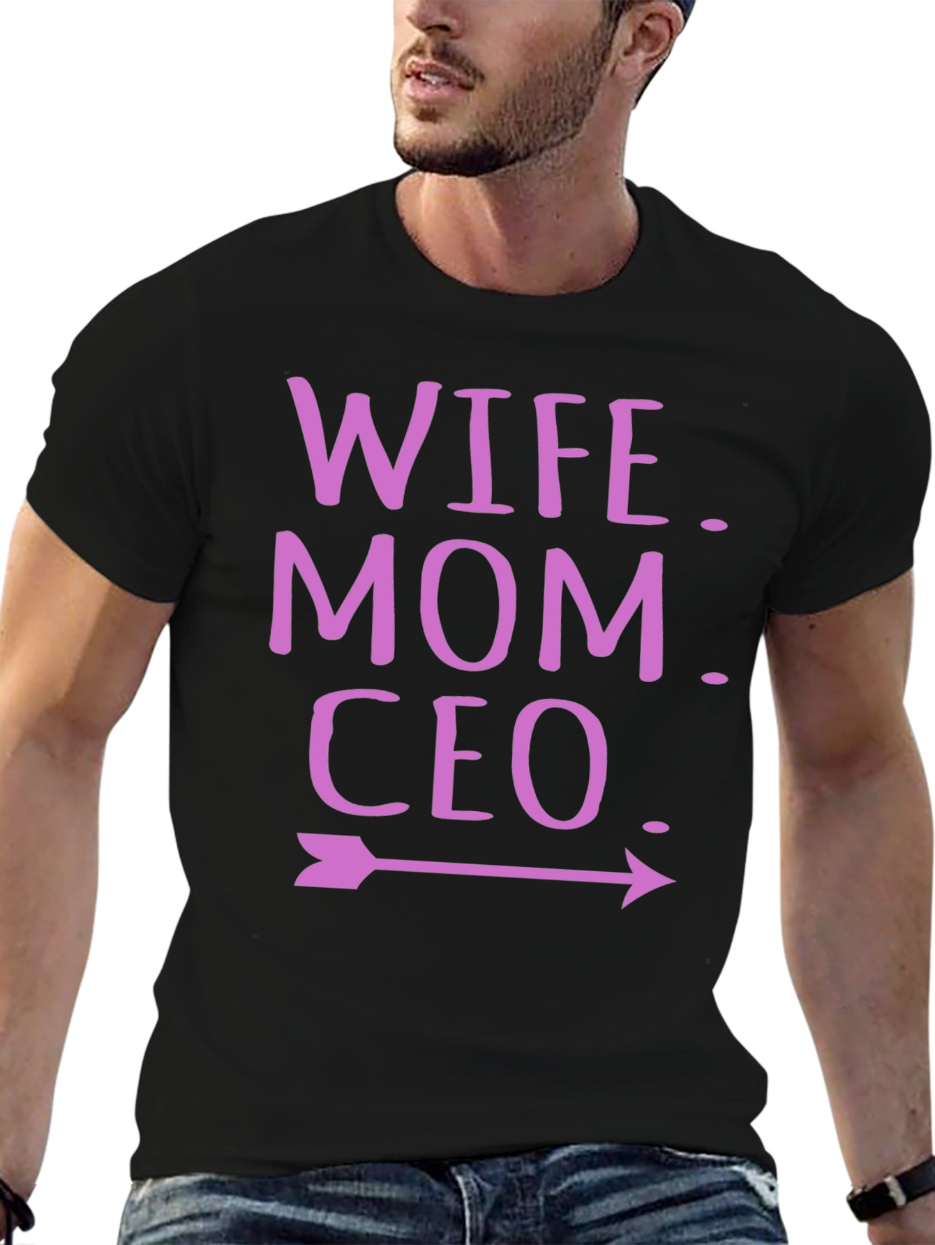Wife Mom CEO T-Shirt - Empowered Womens Tee
