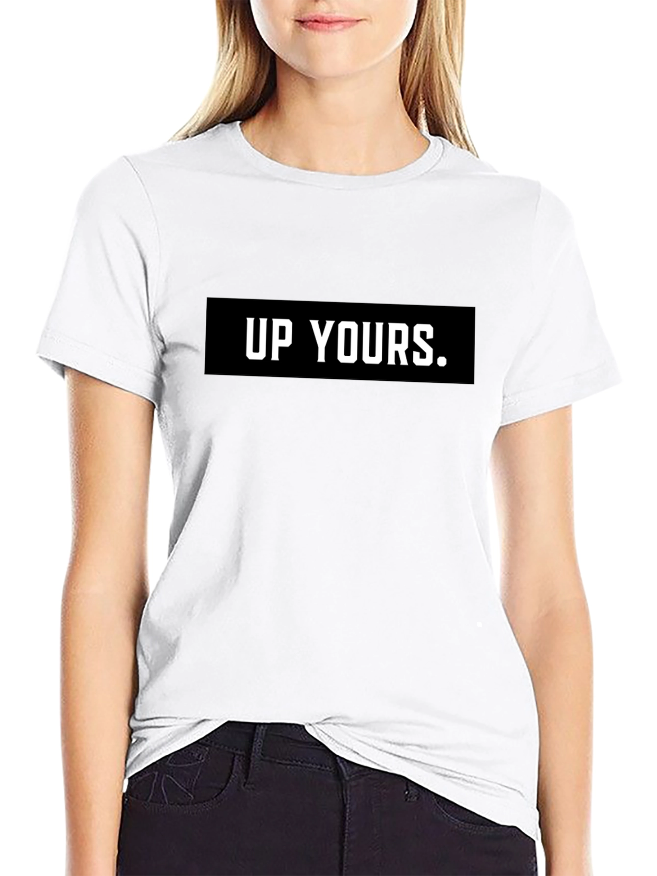 Up Yours Graphic Tee - Bold Statement Shirt