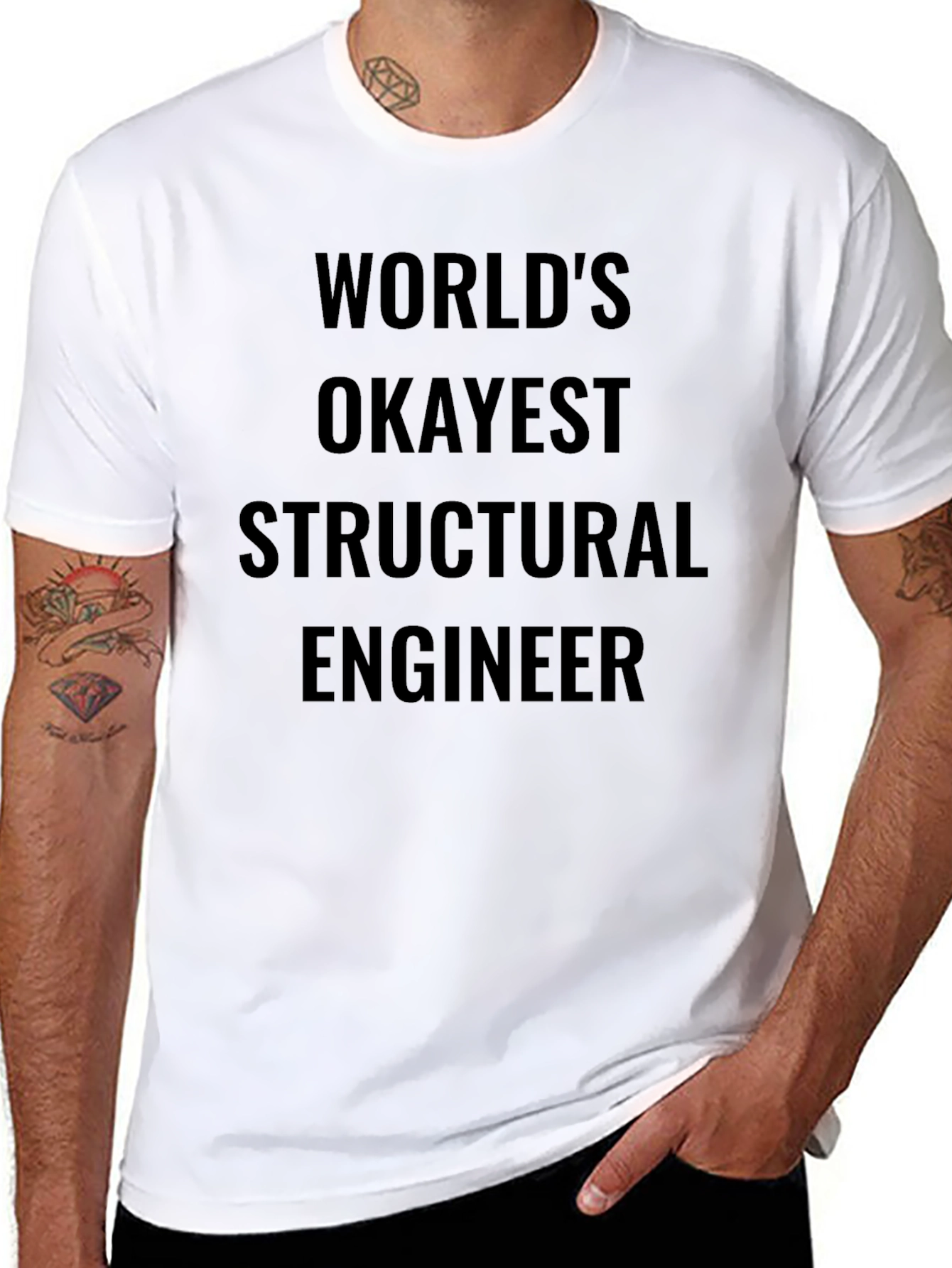 Worlds Okayest Structural Engineer T-Shirt