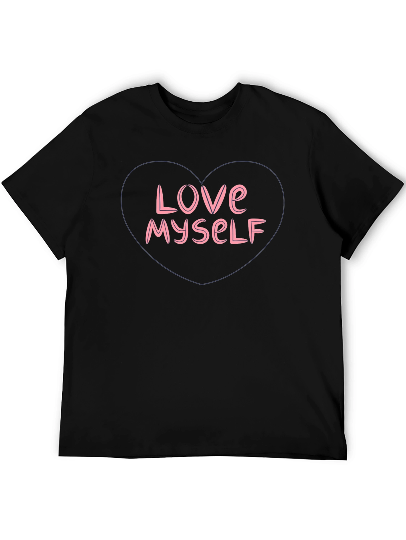 Love Myself T-Shirt - Stylish Heart Design