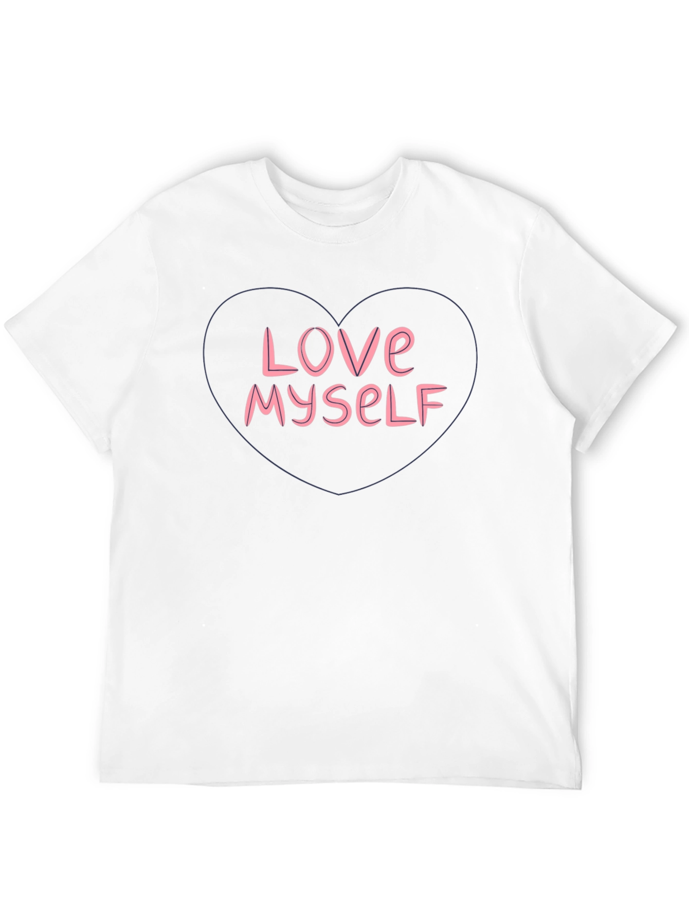 Love Myself T-Shirt - Stylish Heart Design