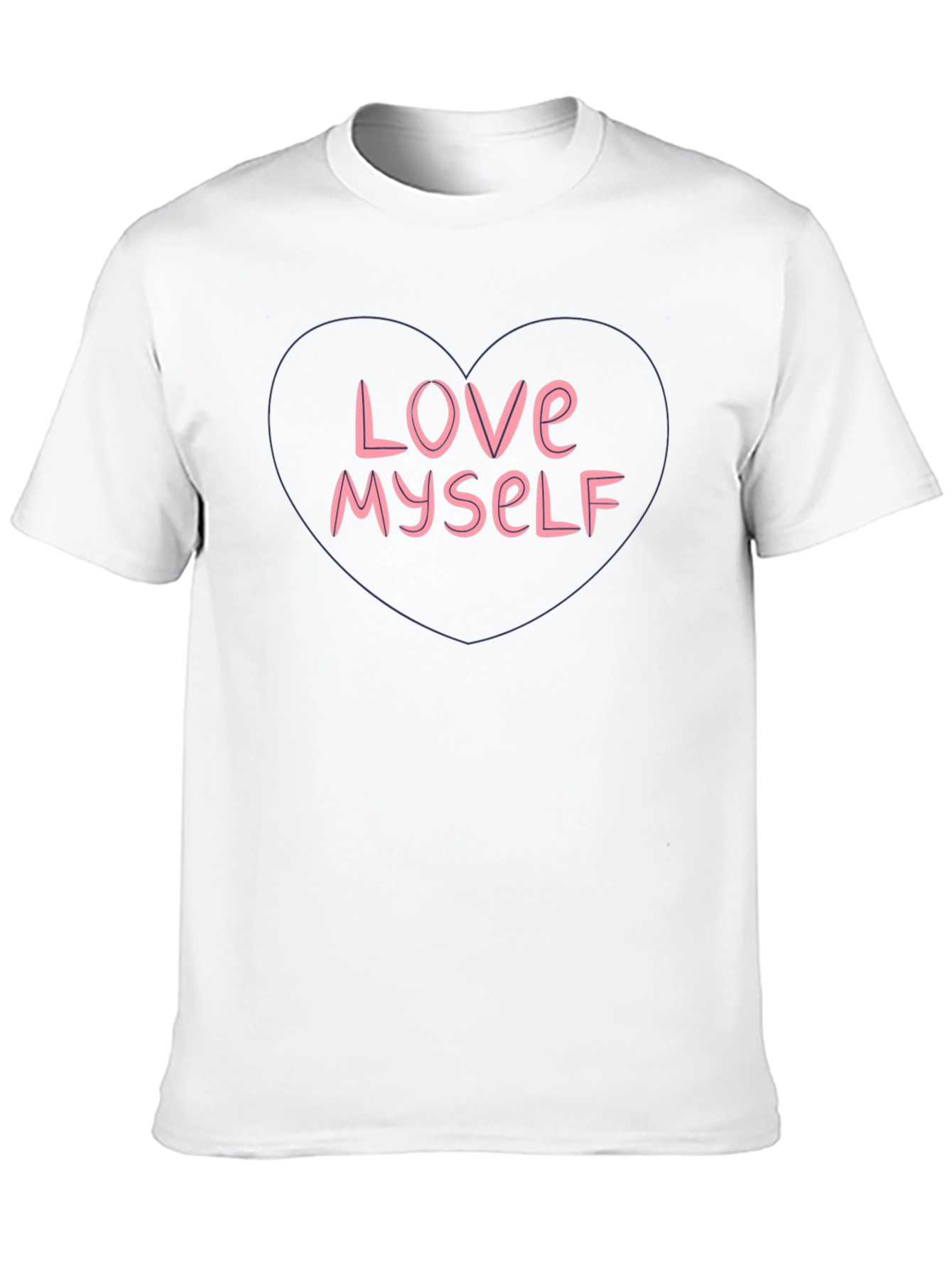 Love Myself T-Shirt - Stylish Heart Design