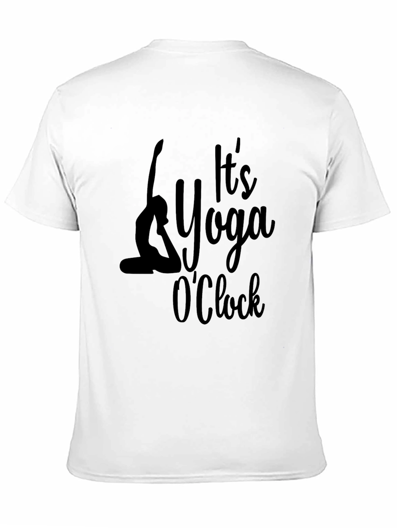 Yoga OClock Graphic T-Shirt - Black