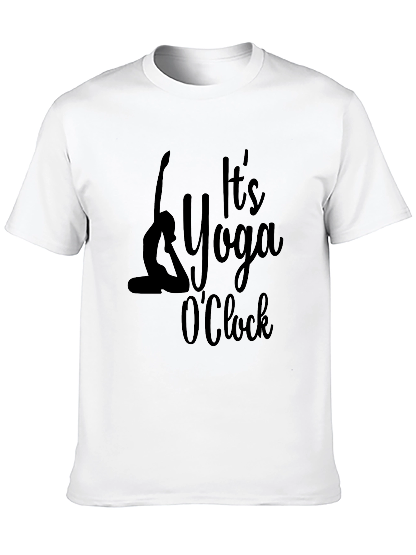 Yoga OClock Graphic T-Shirt - Black