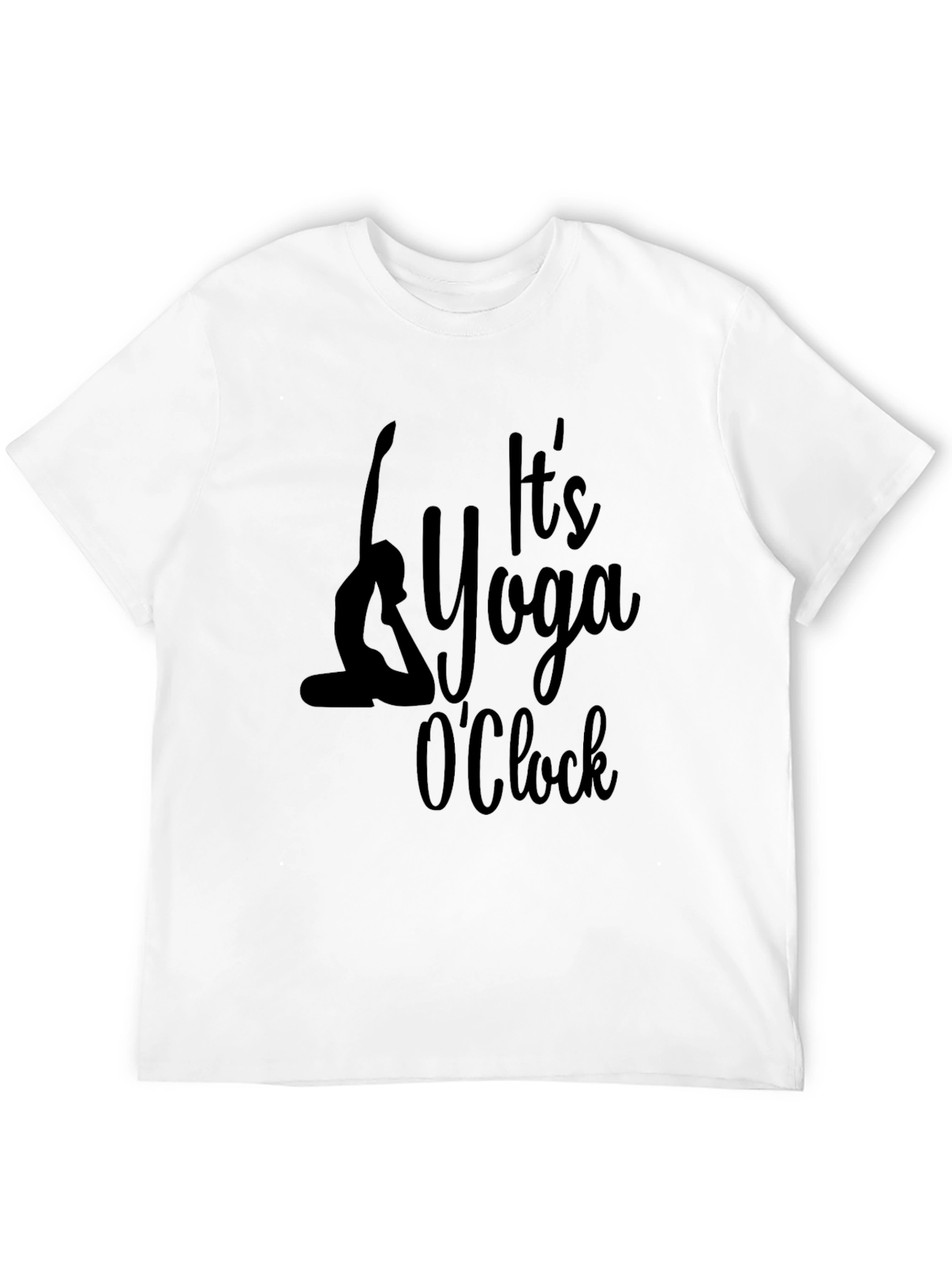 Yoga OClock Graphic T-Shirt - Black