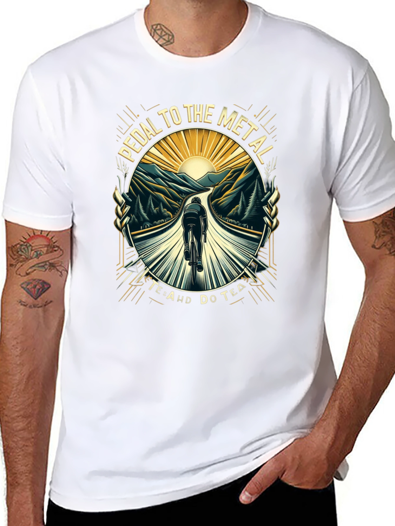 Pedal to the Metal Cycling T-Shirt