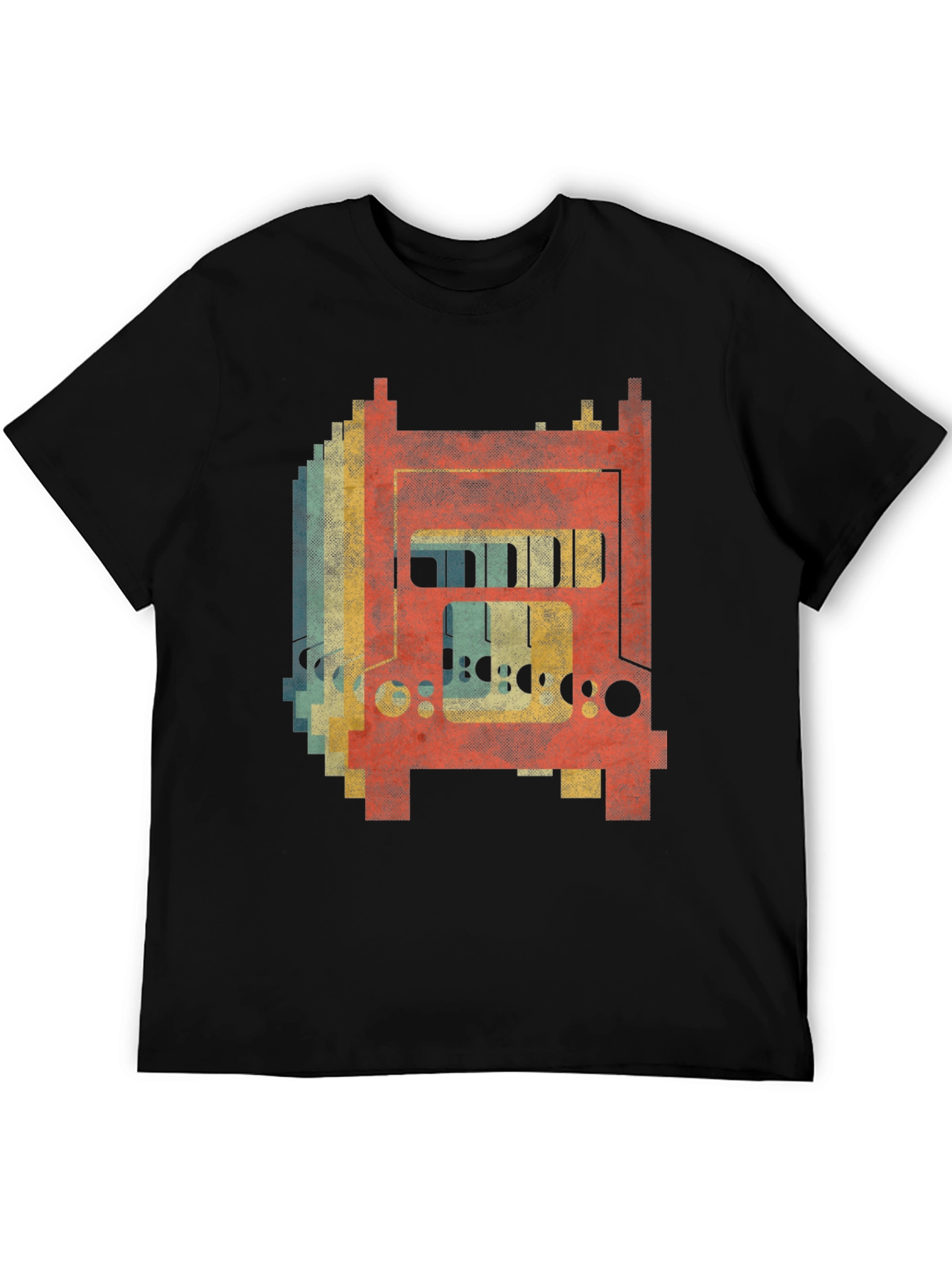 Retro Bridge Graphic Tee - Black