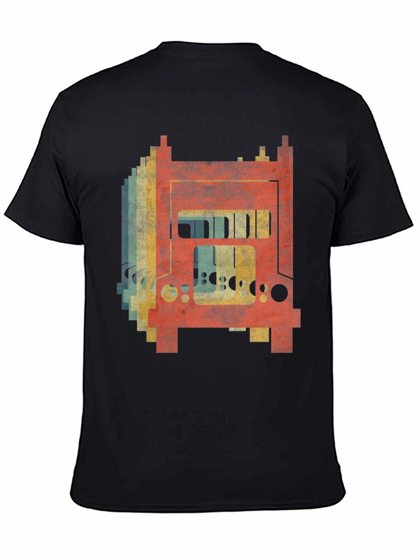 Retro Bridge Graphic Tee - Black