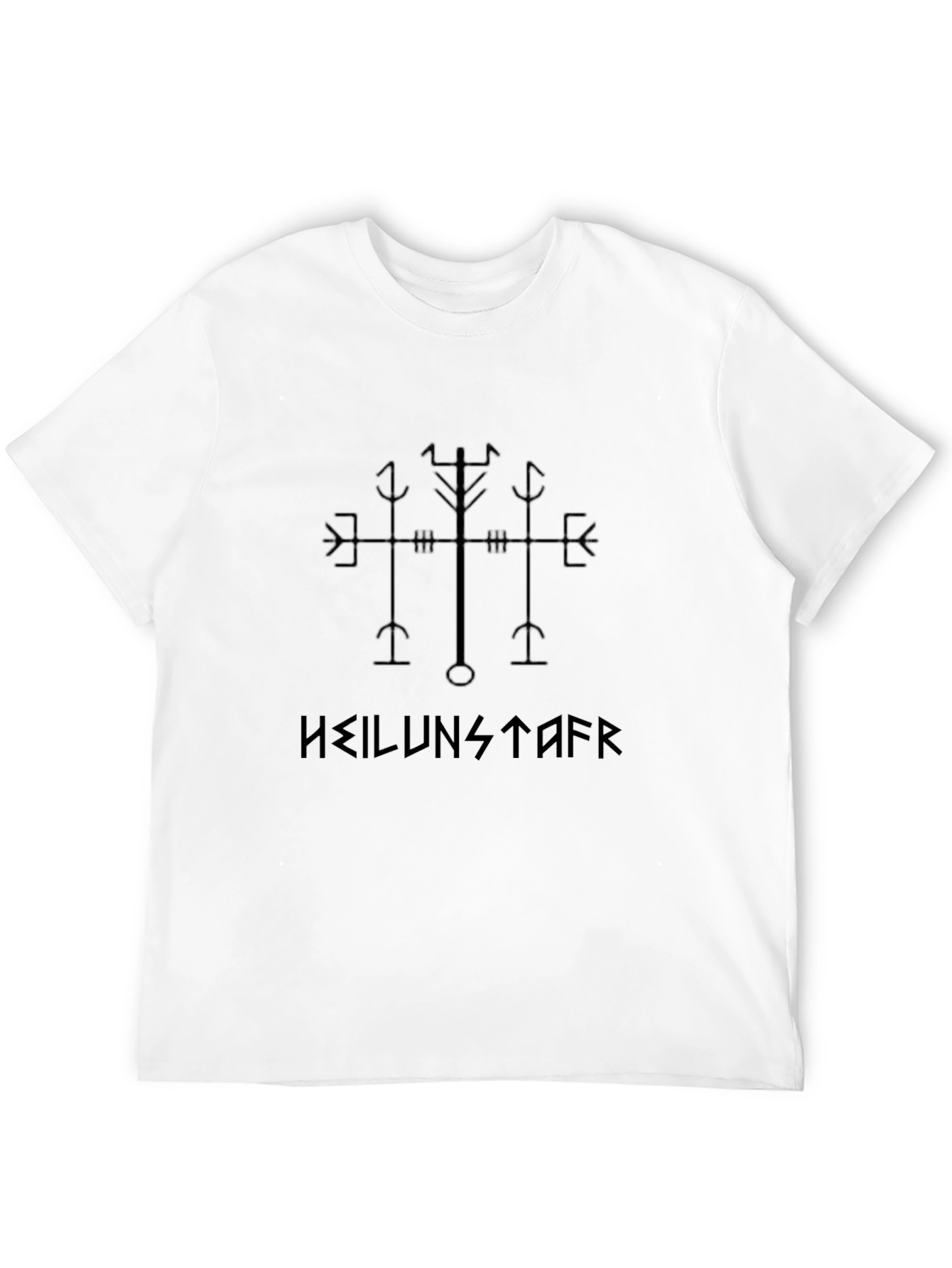 Heilunarstafur Viking T-Shirt - Icelandic Magical Stave