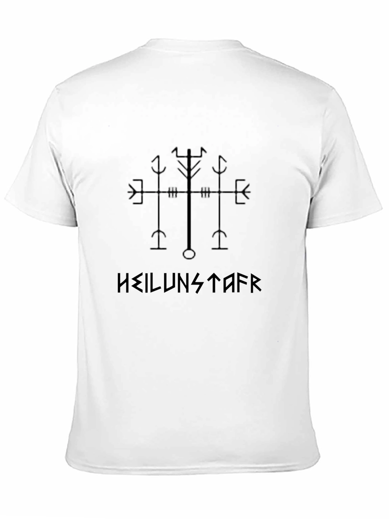 Heilunarstafur Viking T-Shirt - Icelandic Magical Stave