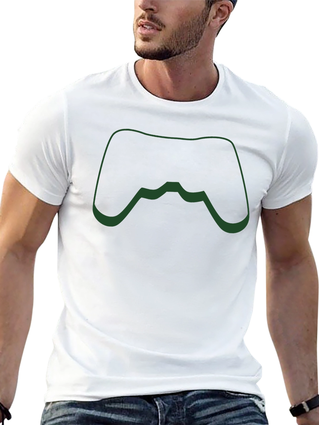 Gamer Controller Graphic Tee - Black Cotton Shirt