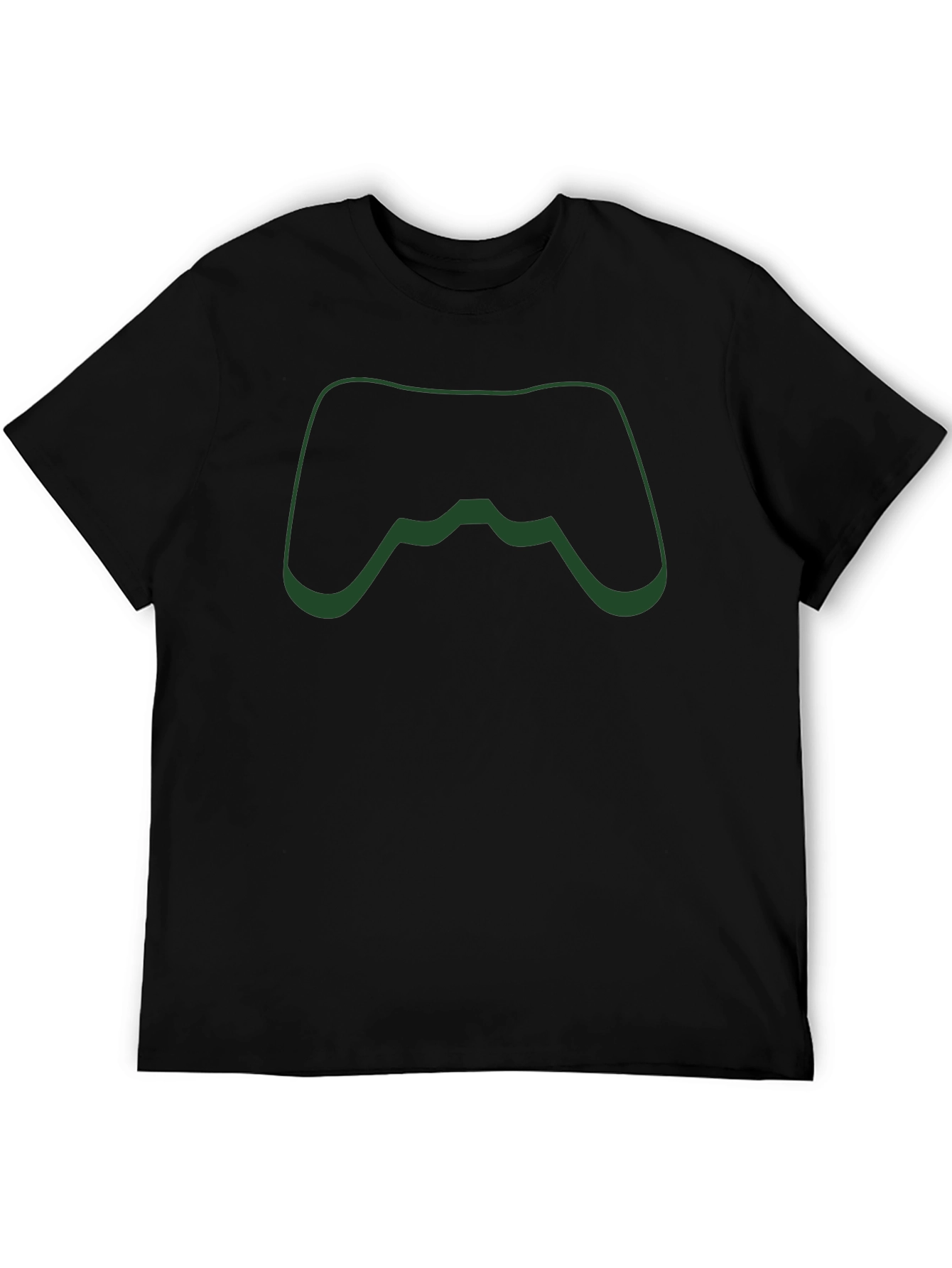 Gamer Controller Graphic Tee - Black Cotton Shirt