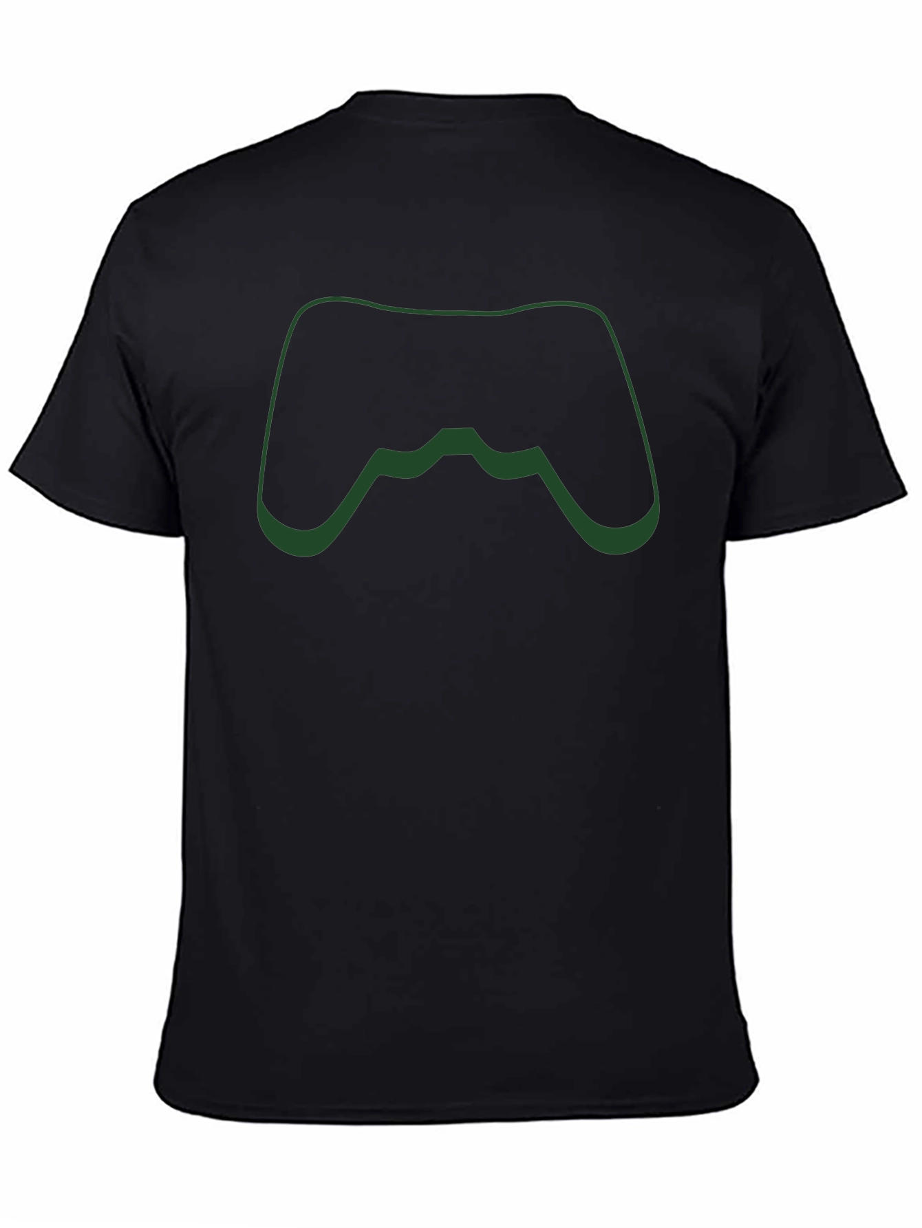 Gamer Controller Graphic Tee - Black Cotton Shirt