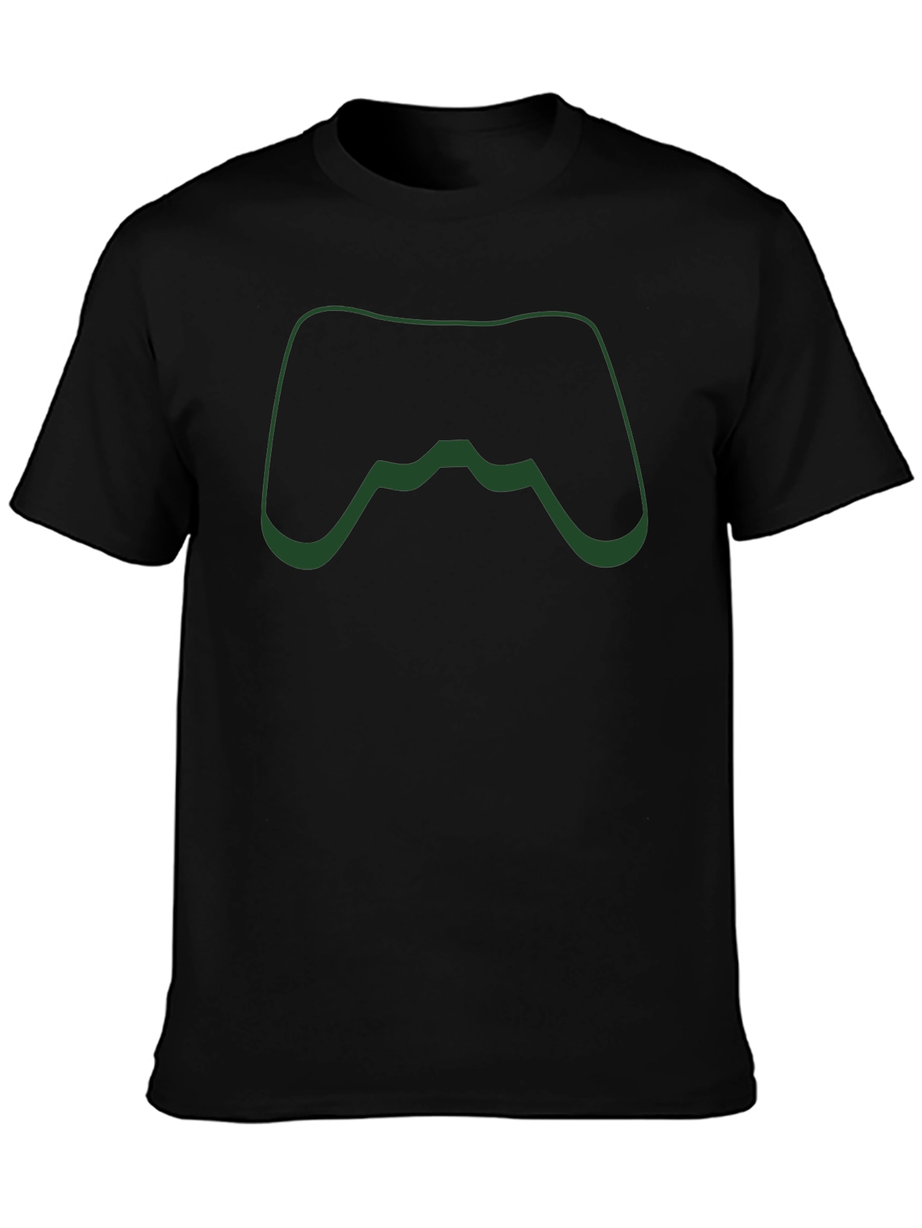 Gamer Controller Graphic Tee - Black Cotton Shirt