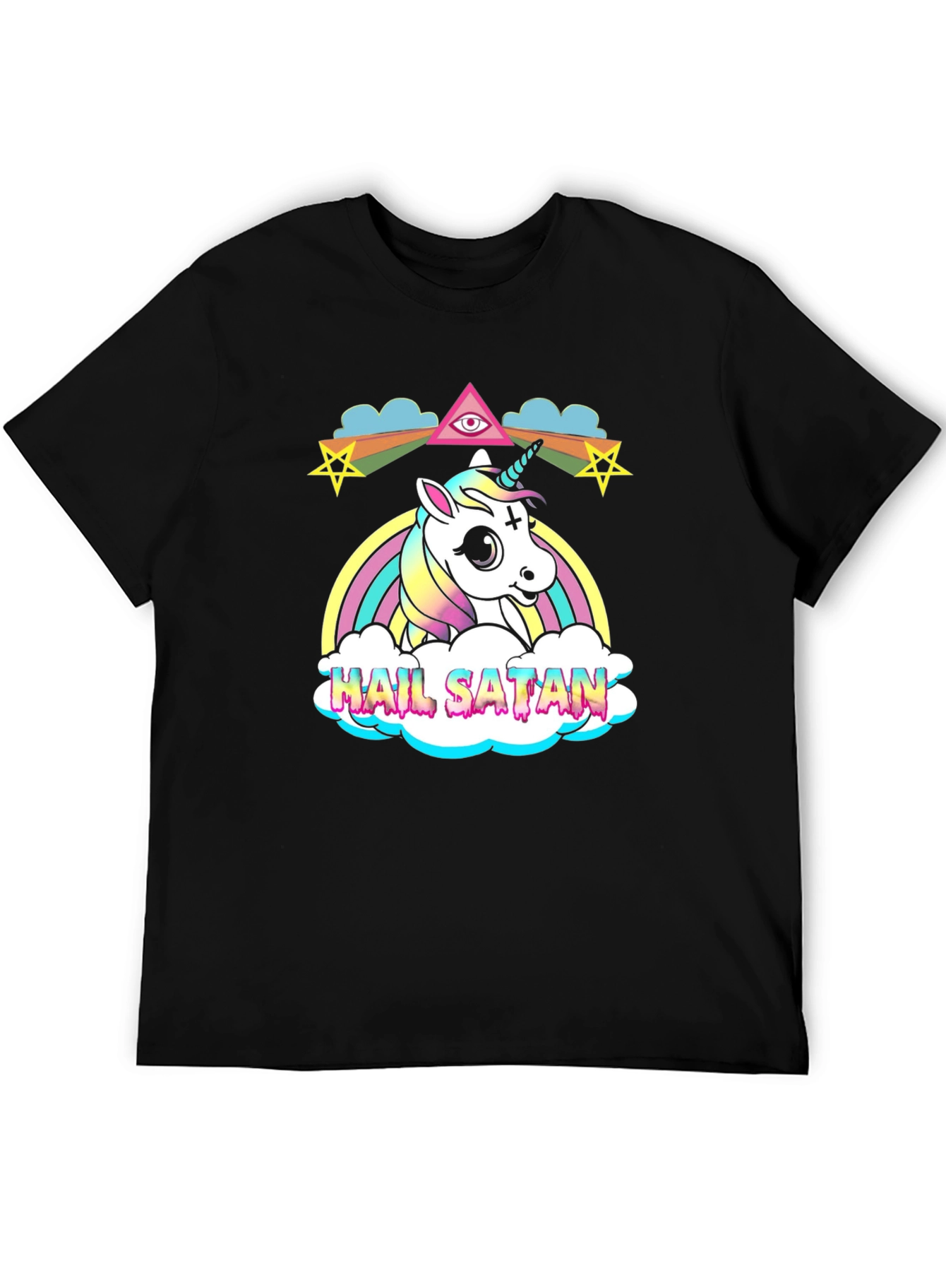 Hail Satan Unicorn T-Shirt