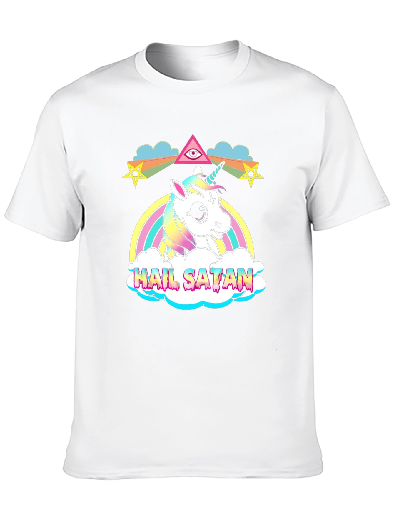 Hail Satan Unicorn T-Shirt
