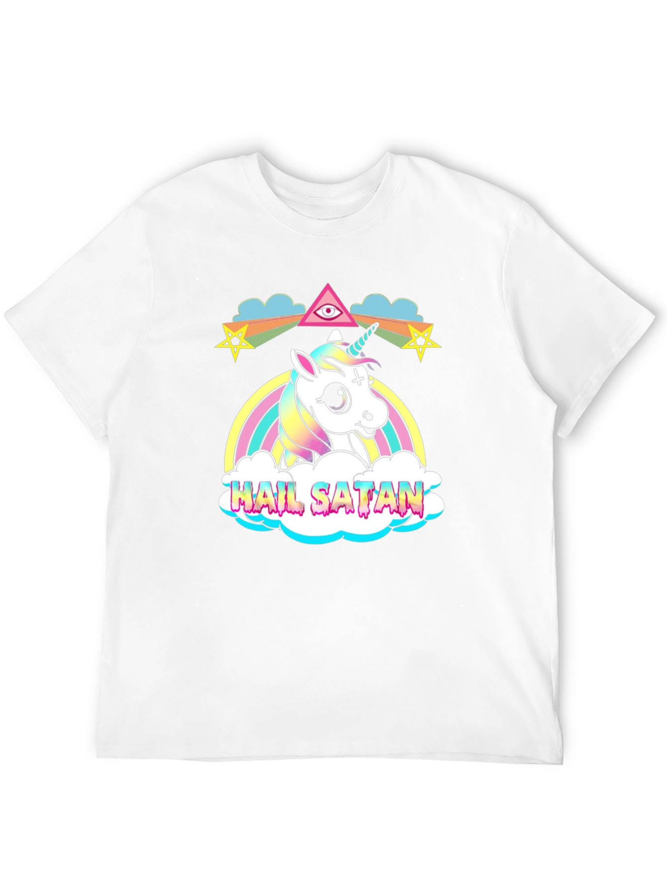 Hail Satan Unicorn T-Shirt