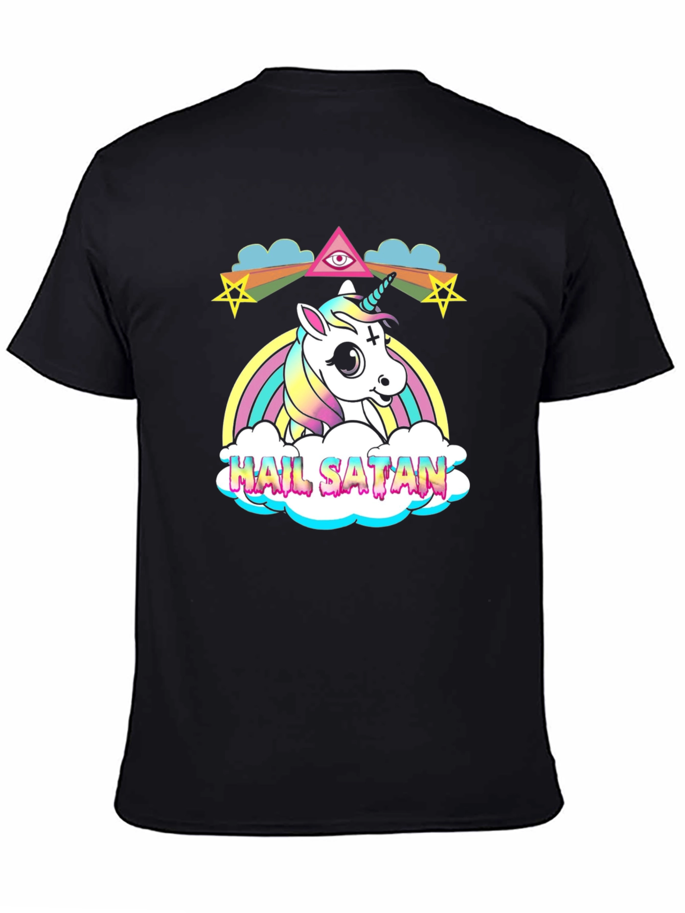 Hail Satan Unicorn T-Shirt