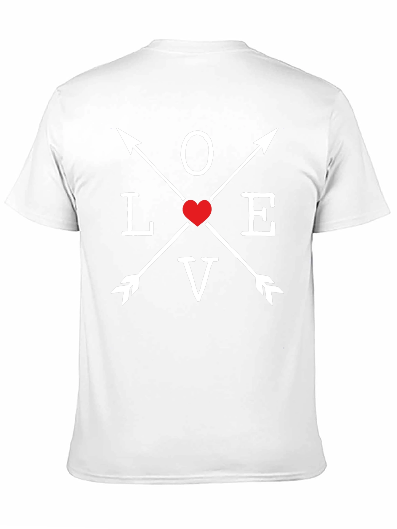 Love Arrows Graphic Tee - Heart Valentines Day T-Shirt