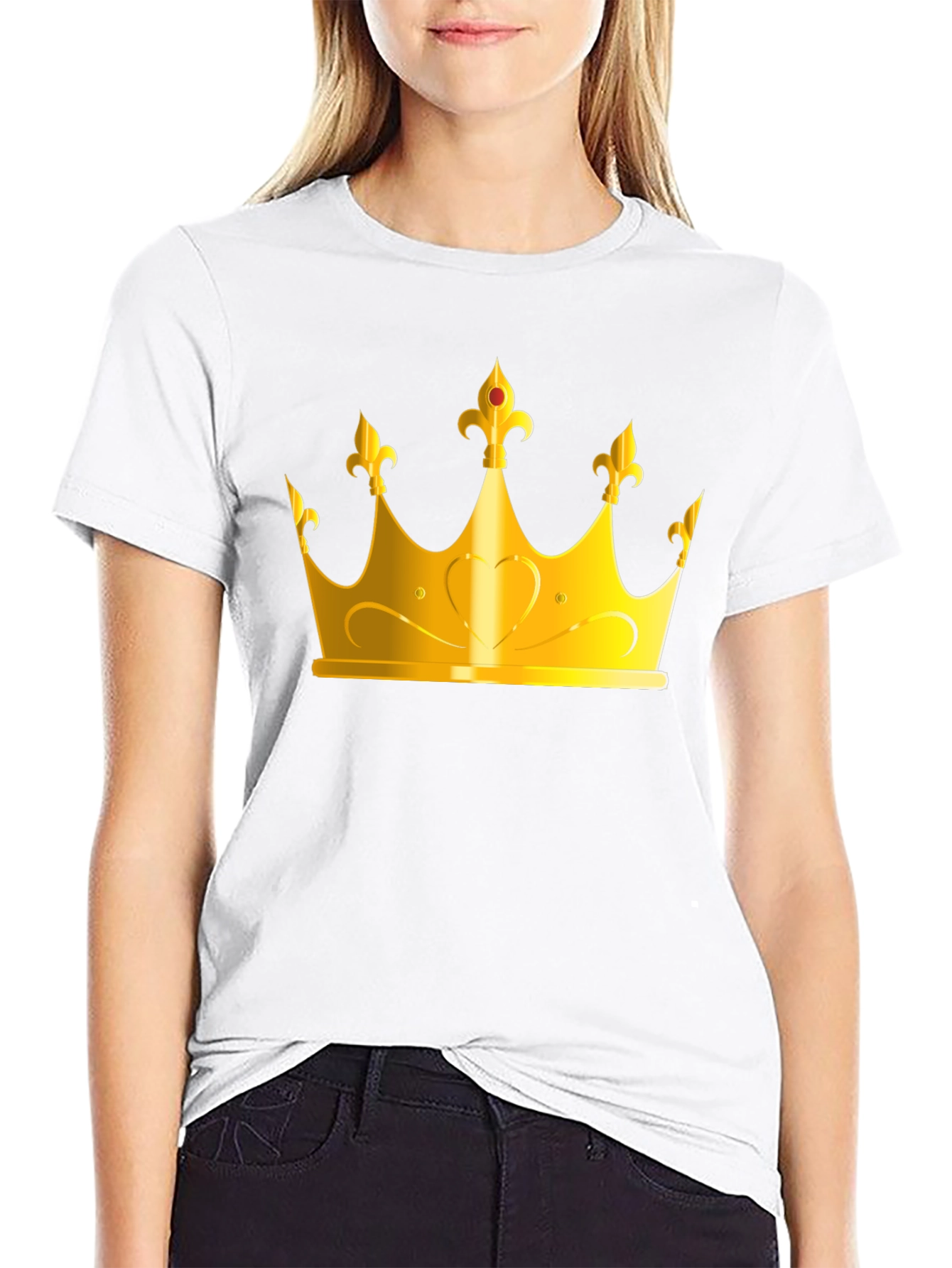 Golden Crown Graphic T-Shirt