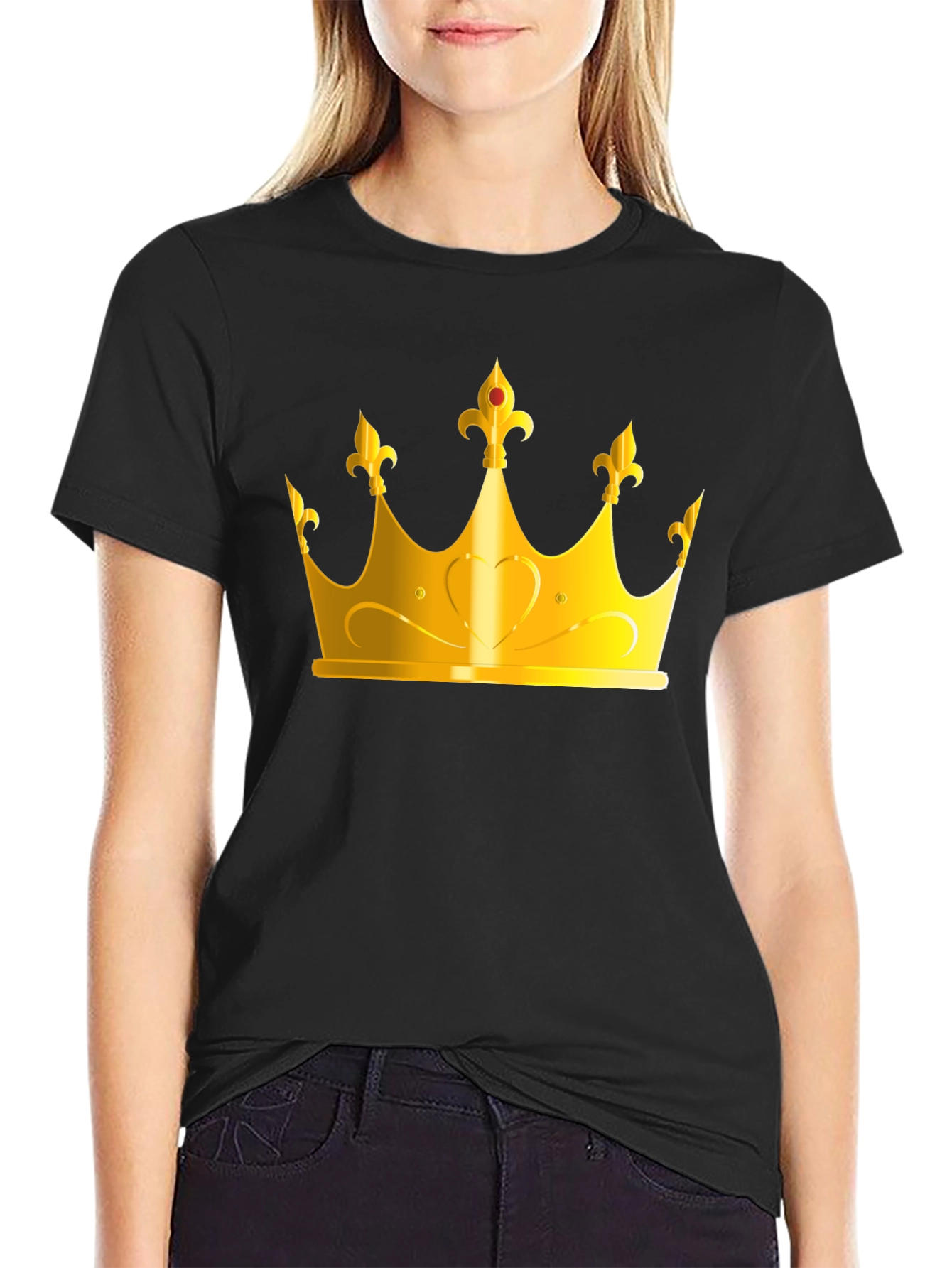 Golden Crown Graphic T-Shirt