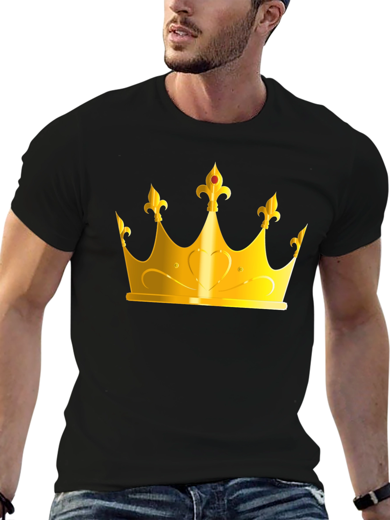 Golden Crown Graphic T-Shirt