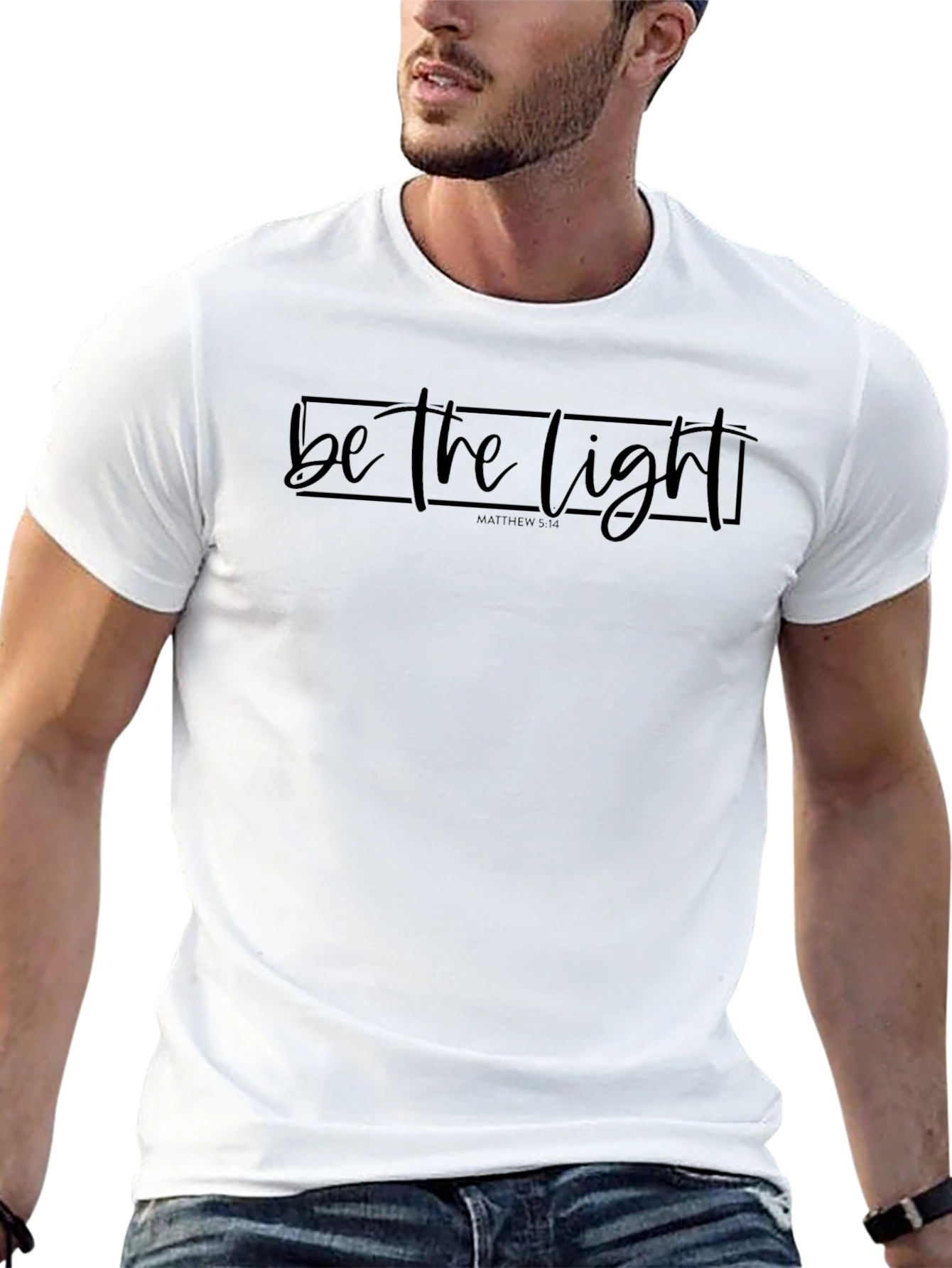 Be The Light T-Shirt - Stylish & Inspiring