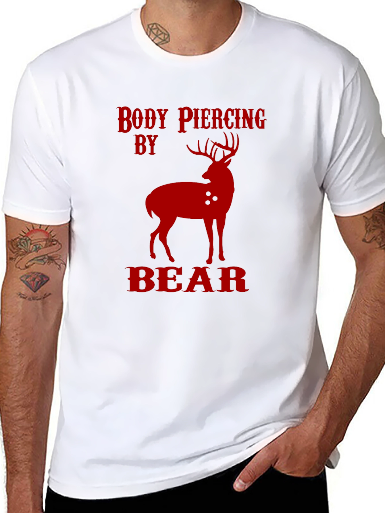 Body Piercing By Bear T-Shirt